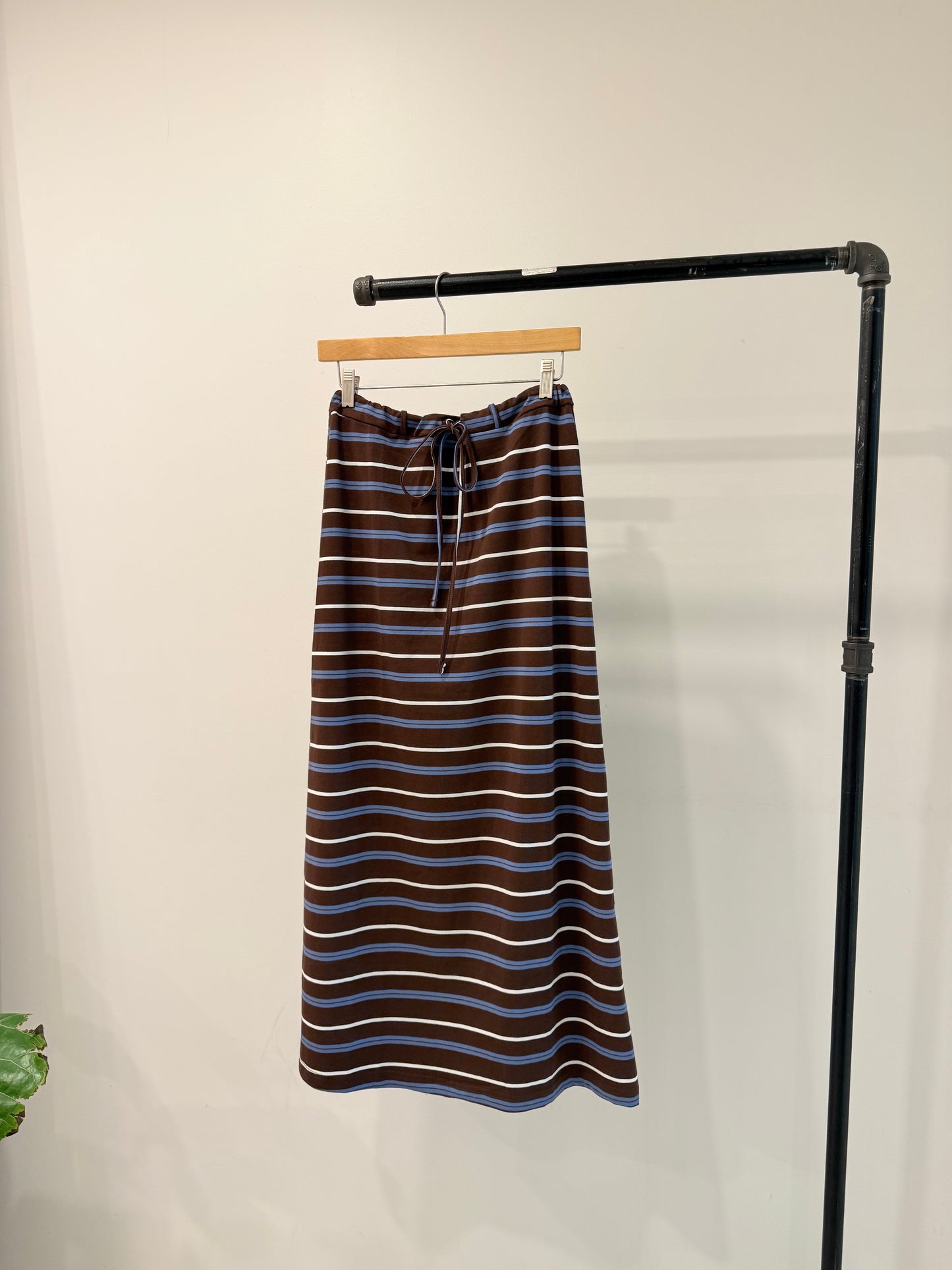 BEKEN Stripe maxi skirt