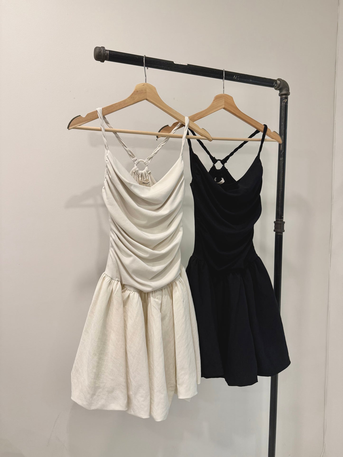 JULES Cowl-neck bubble dress