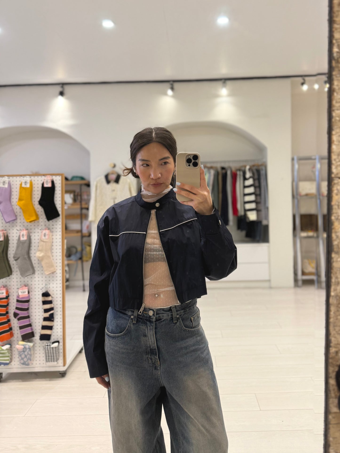 FEDER Cropped windbreaker