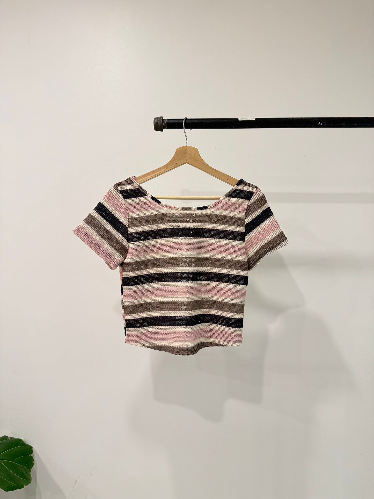 FANTO Stripe tie cardigan
