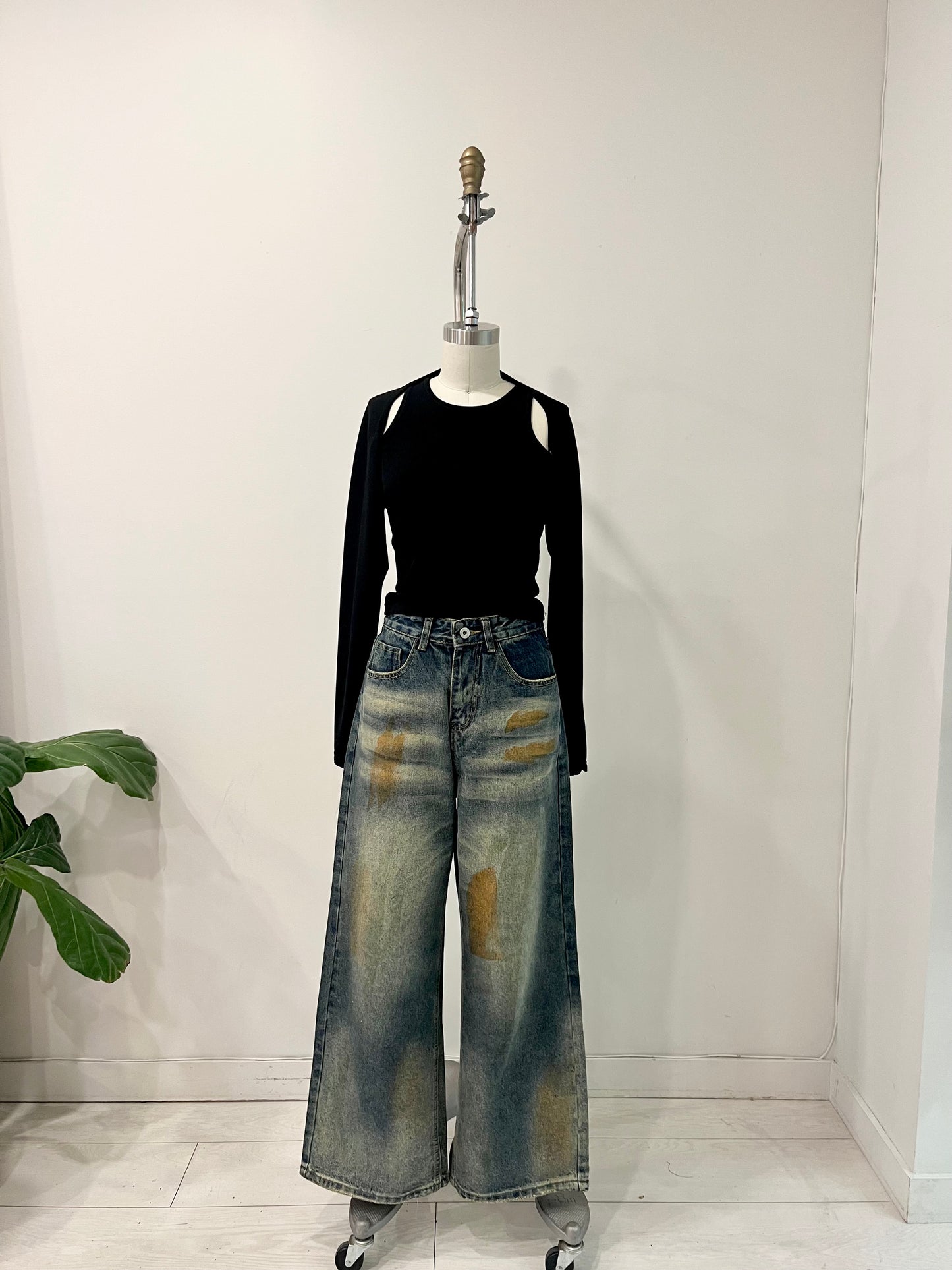 HARLEY Terracotta Acid Washed Jeans