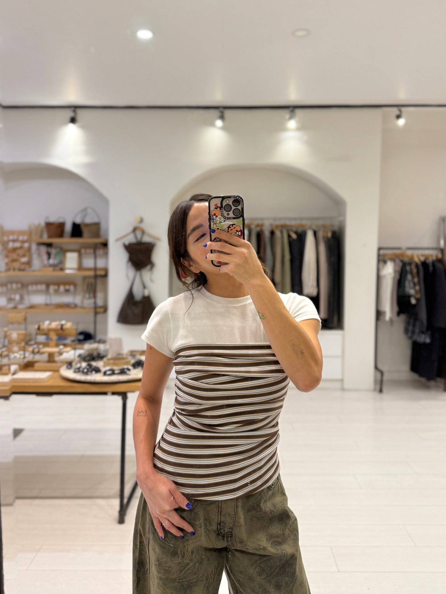 INFO Multi-stripe tubetop