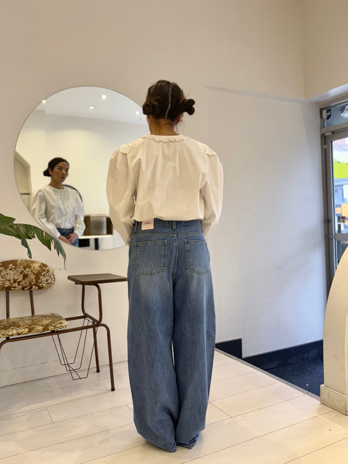 JUICE Diagonal seam jeans