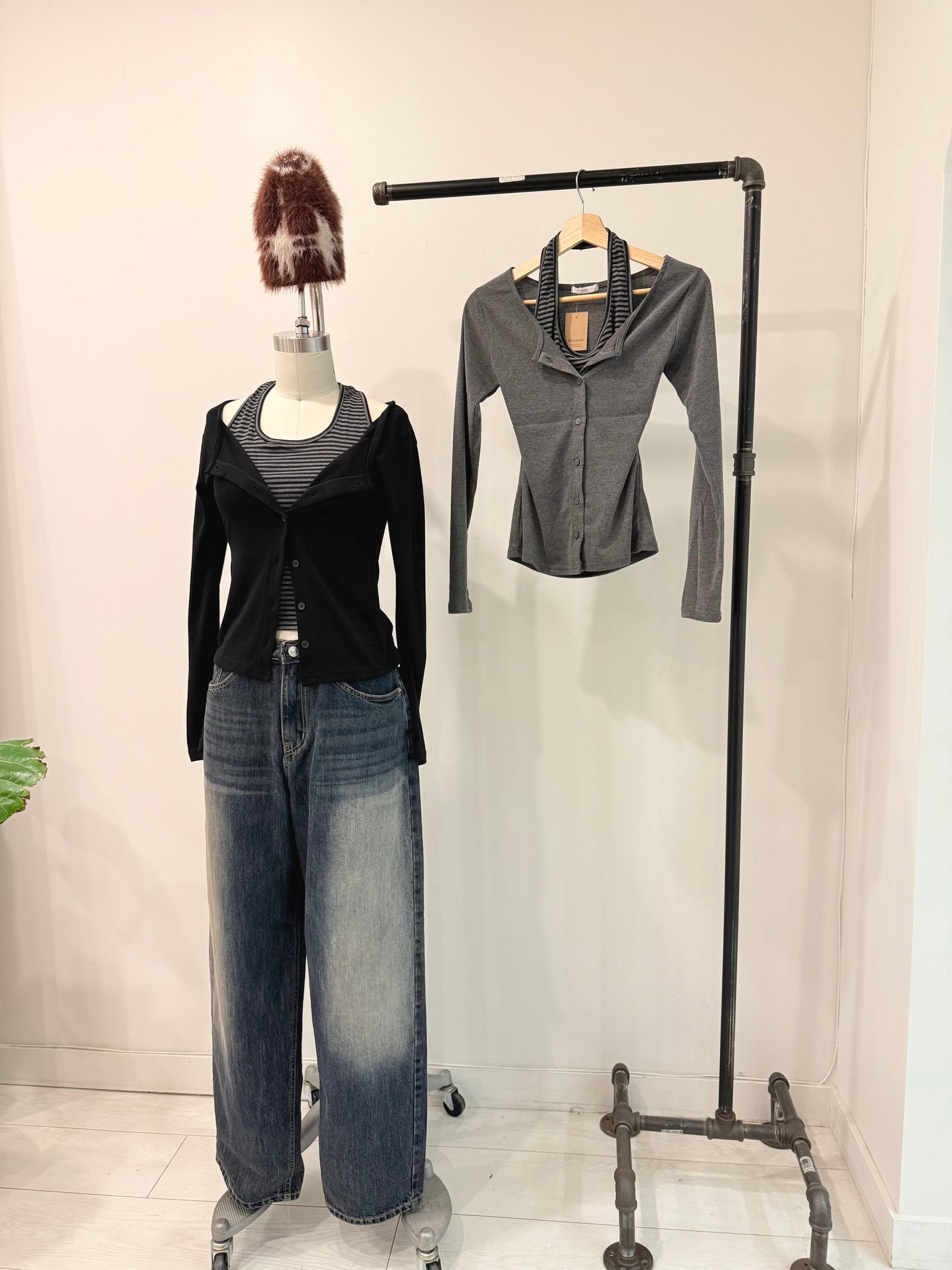 CECE Halter cardigan