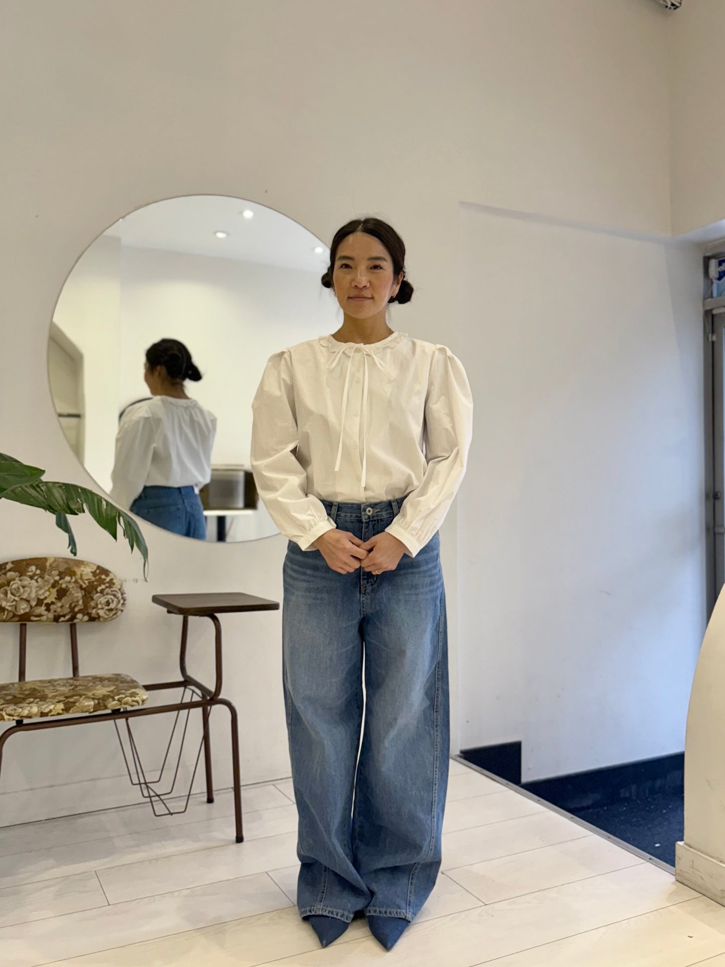 RONNO Tie blouse