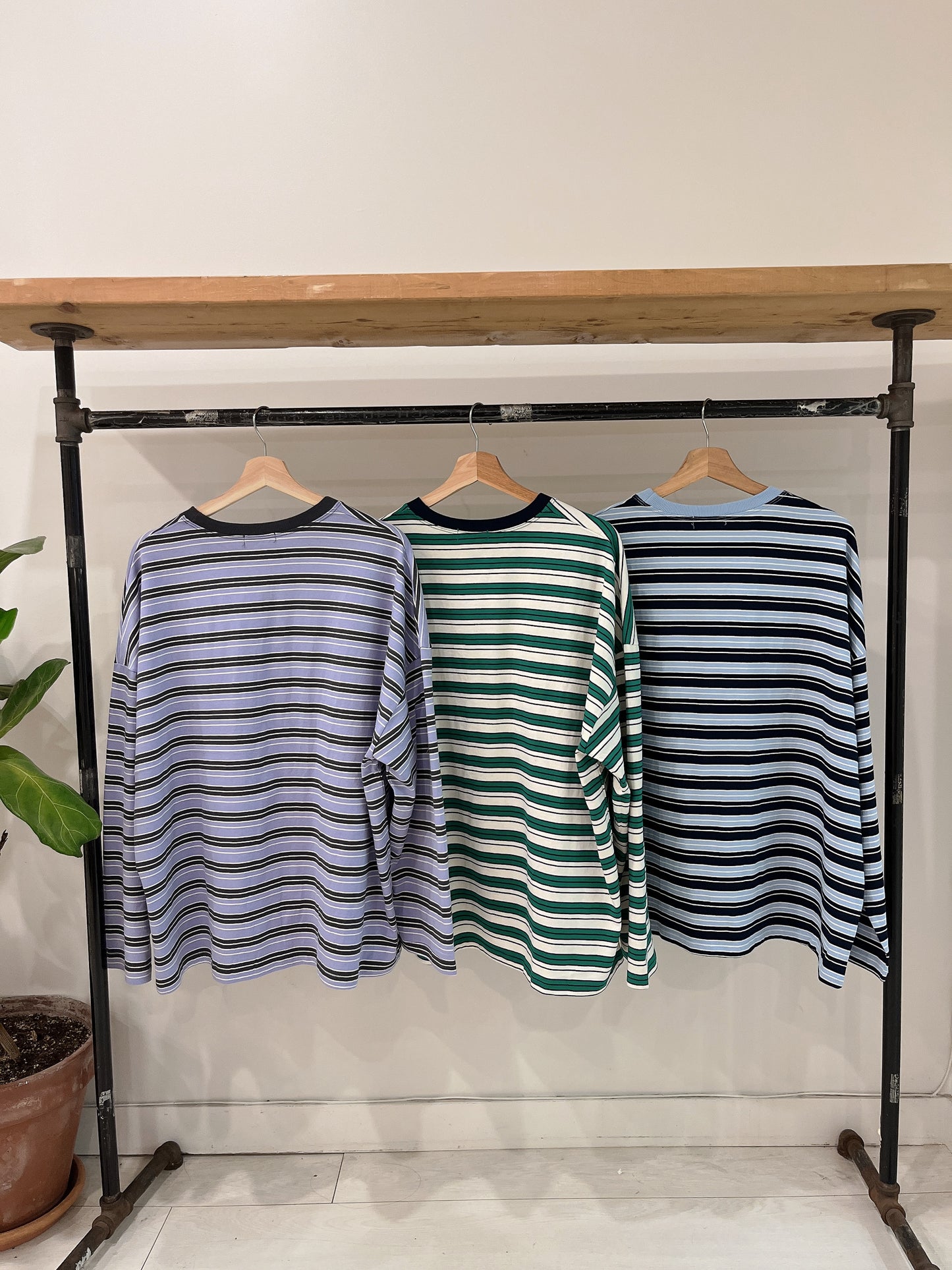 FUGO Stripe long tee