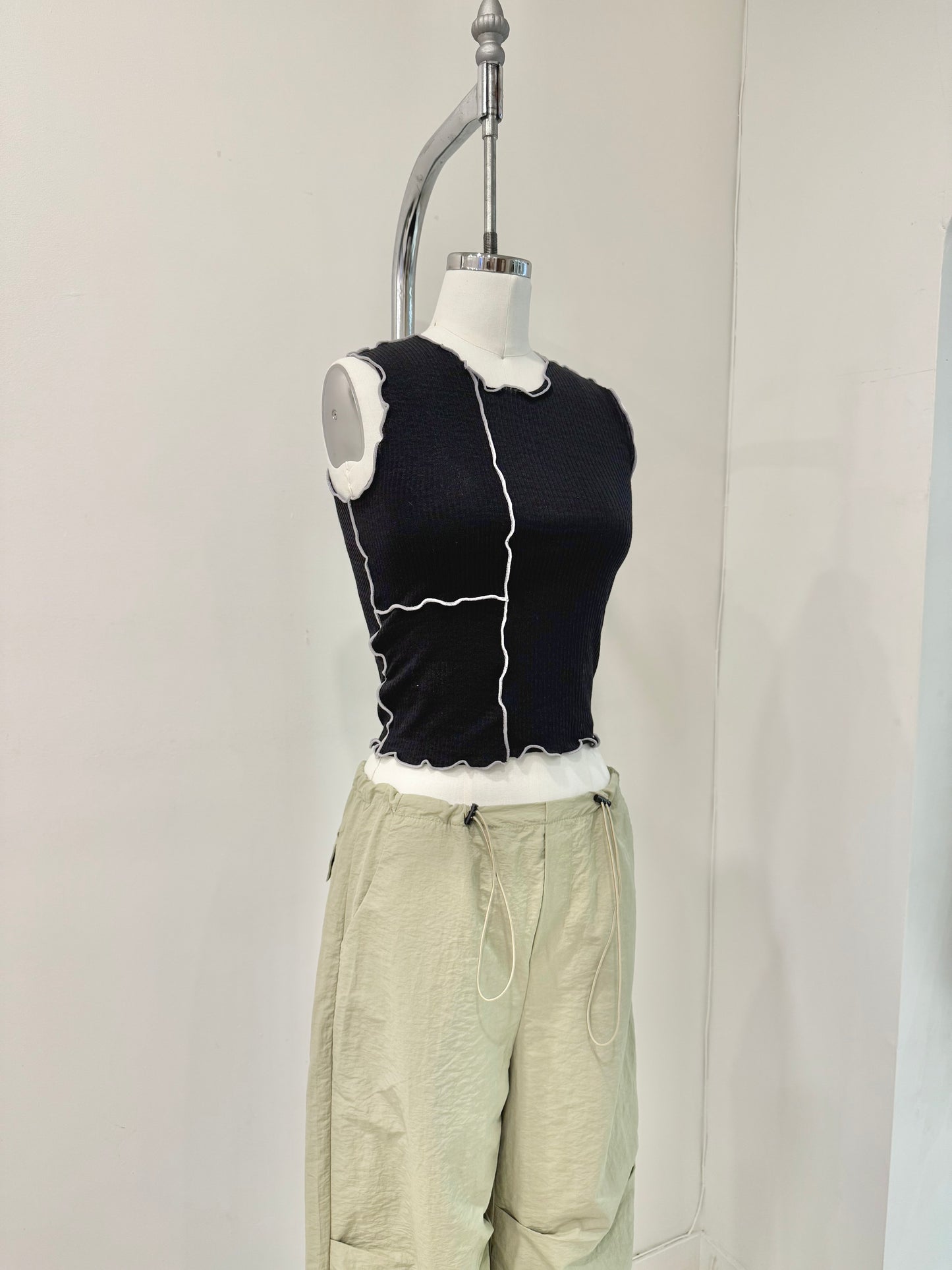 ELSIE Lettuce edge tanktop
