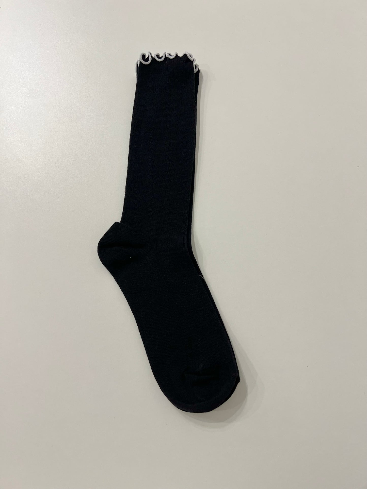 COVEY Lettuce edge long socks