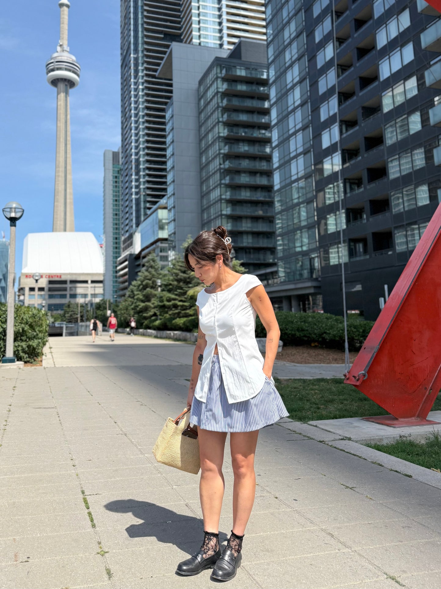 ADA Striped skort