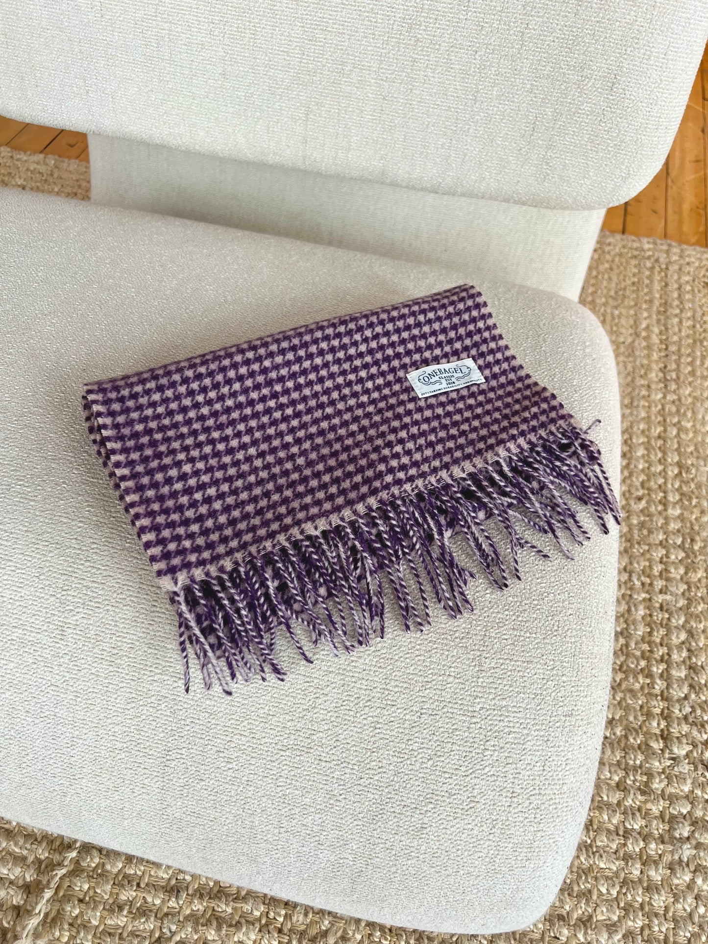 TOSS Glen plaid wool scarf