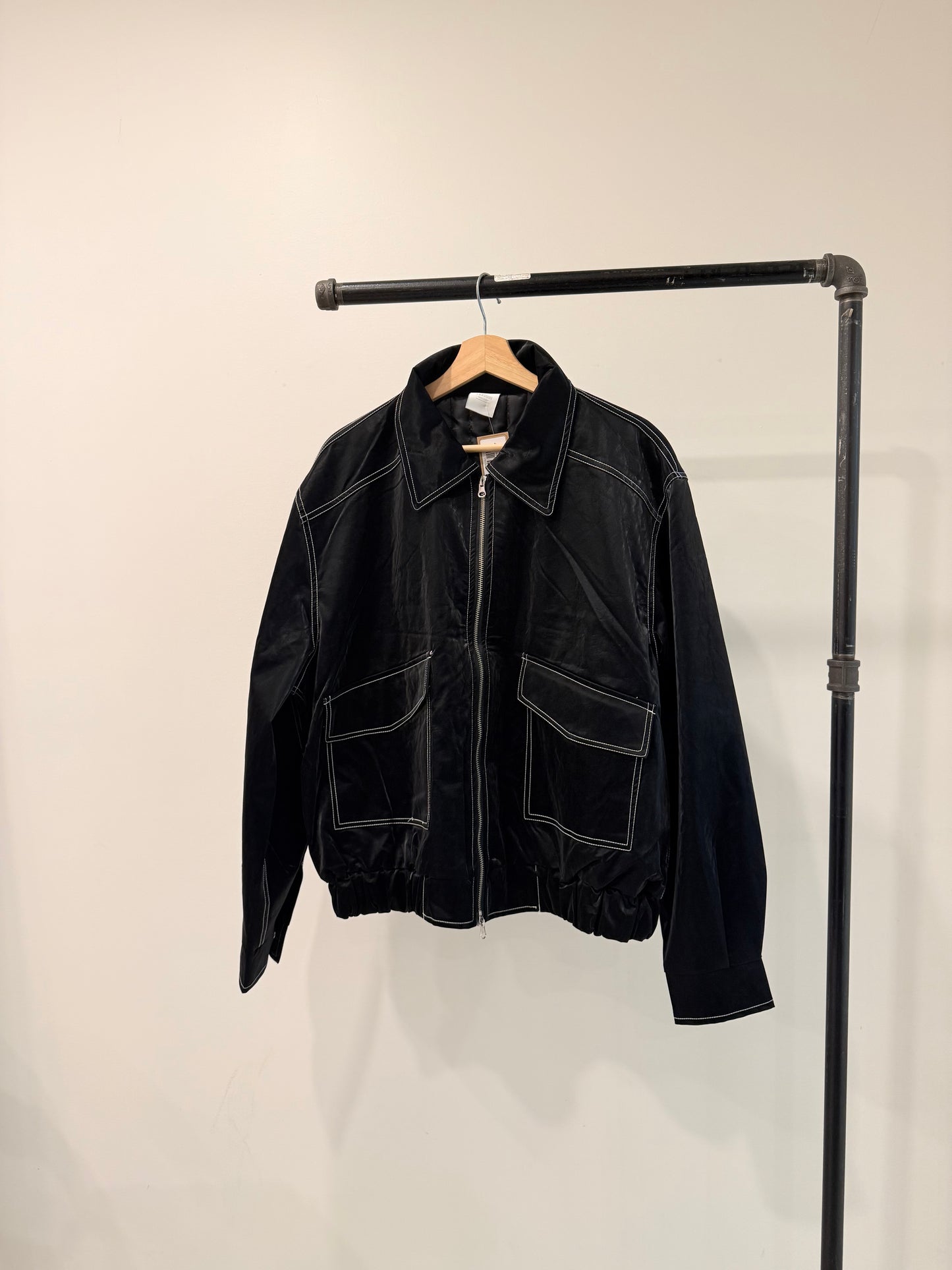 PINT Faux leather bomber