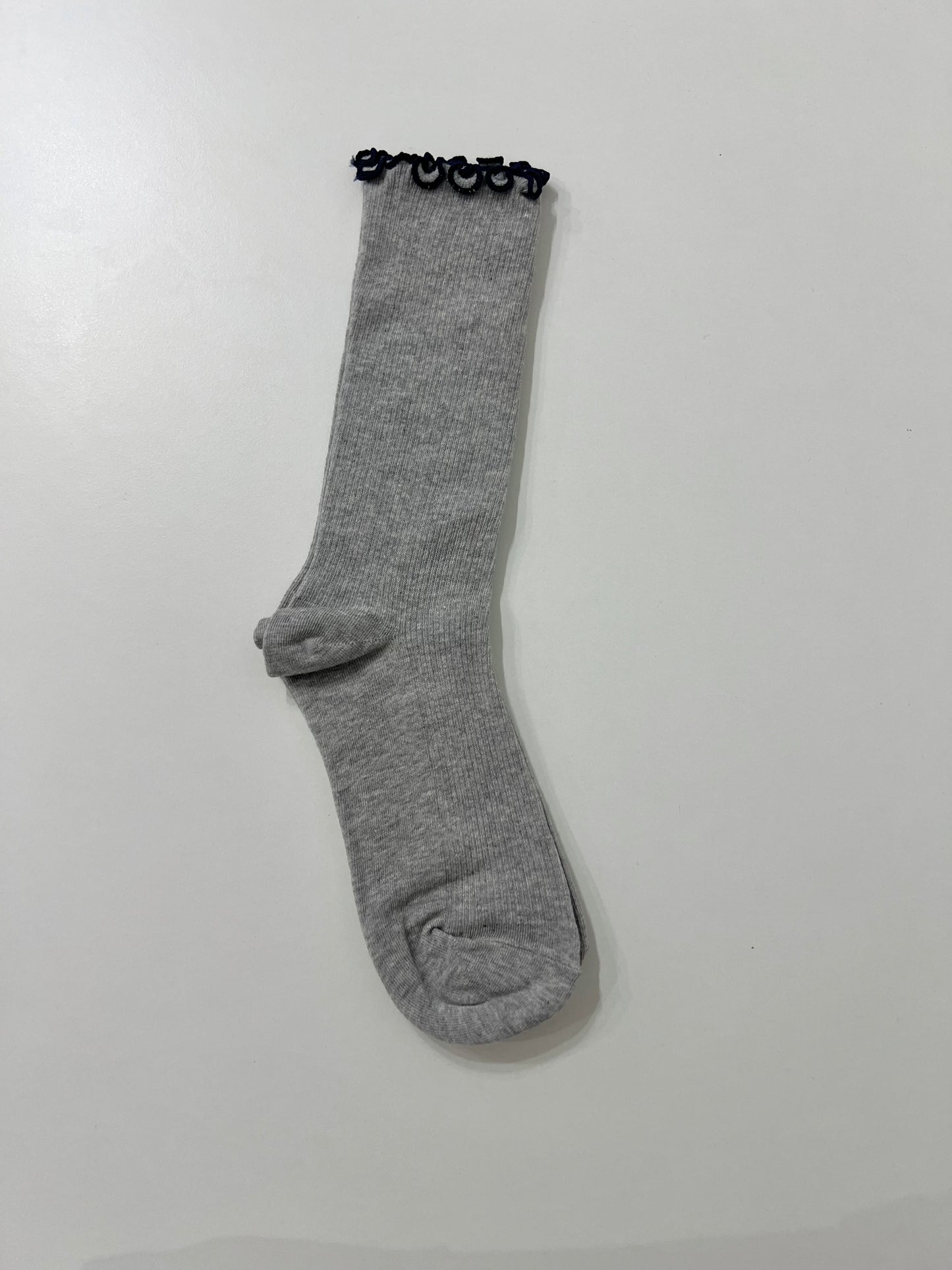 COVEY Lettuce edge long socks