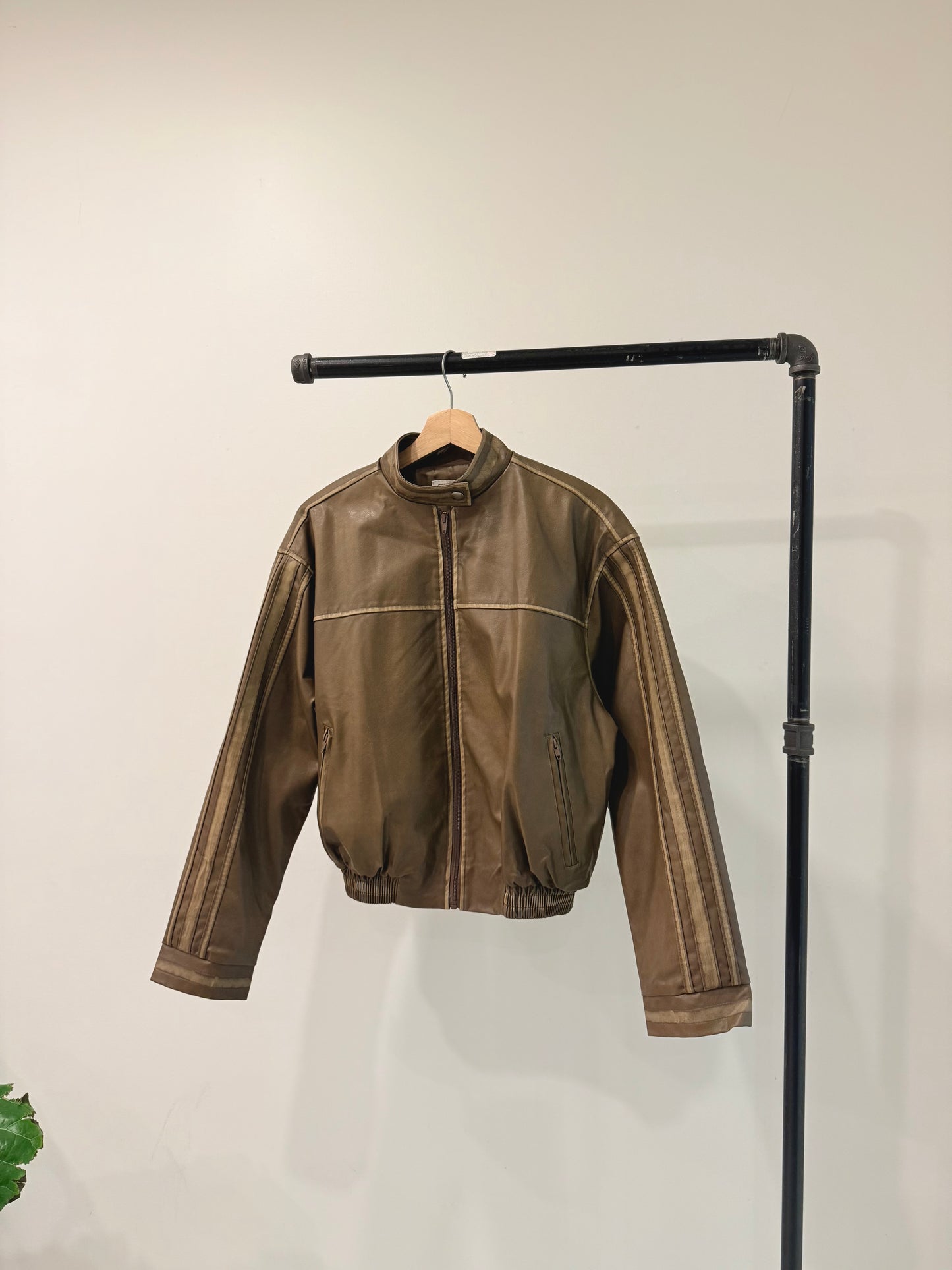 DAM Leather bomber jacket