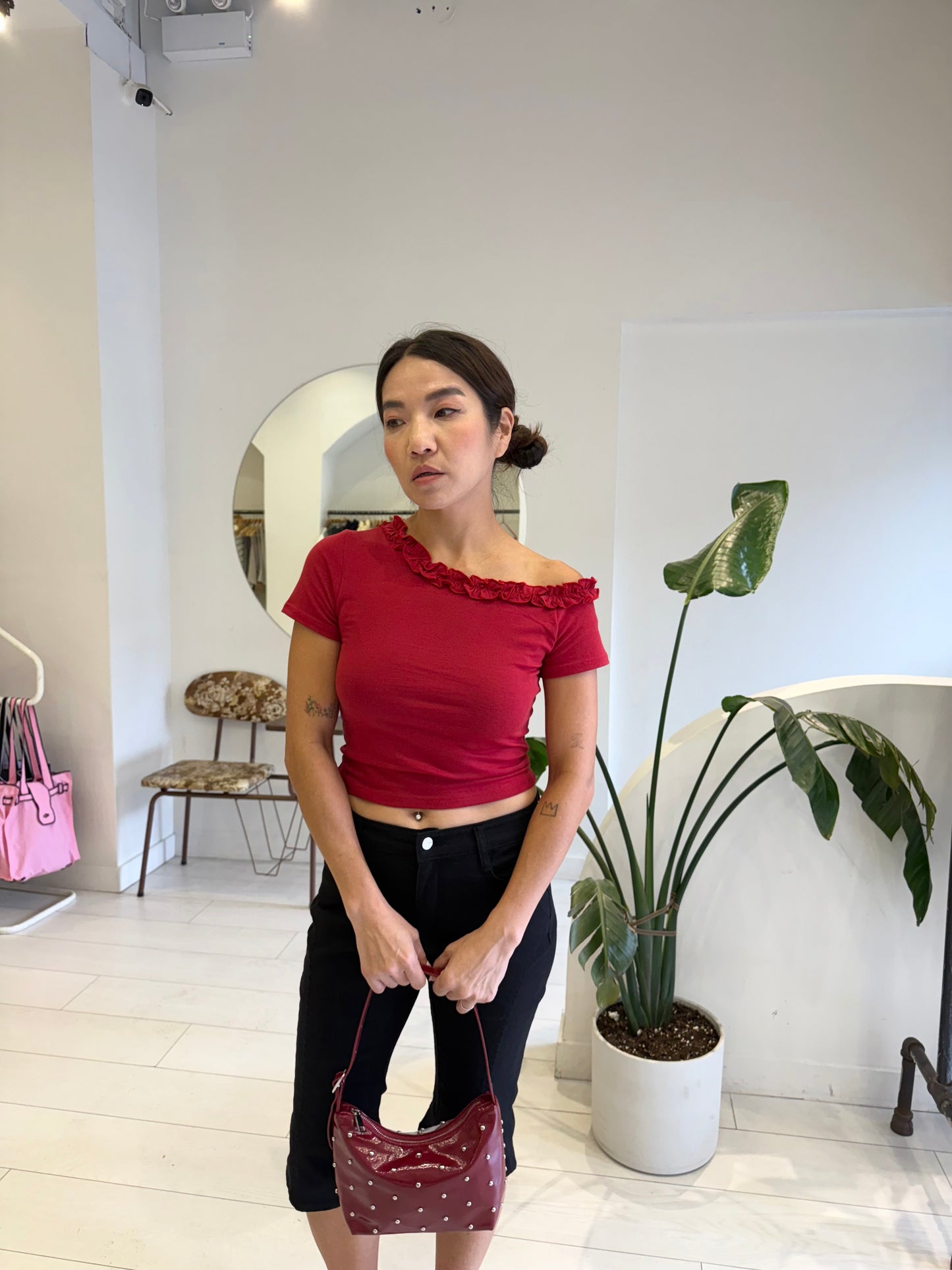 MITY One shoulder tee