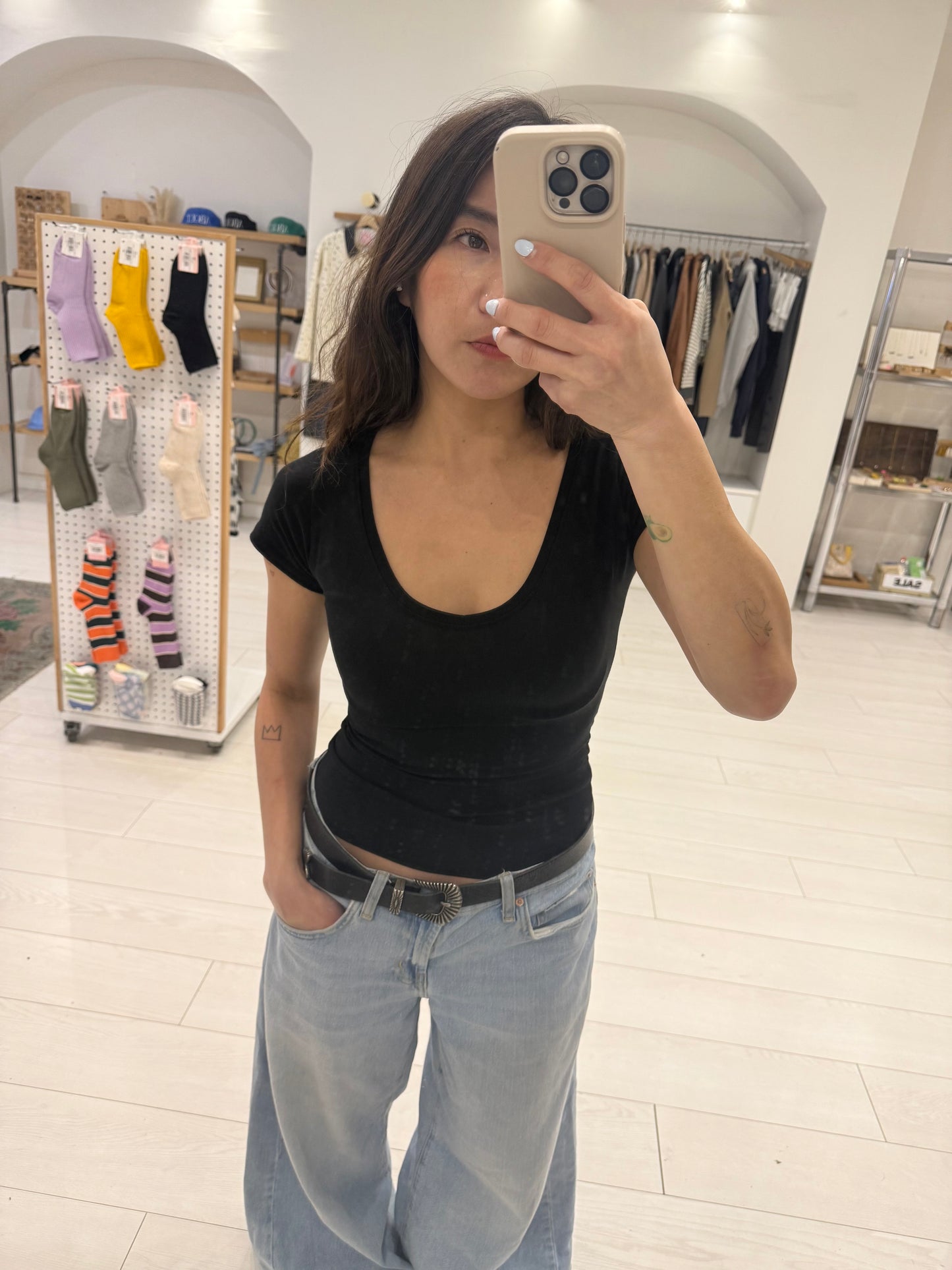 GASS V-neckline tee
