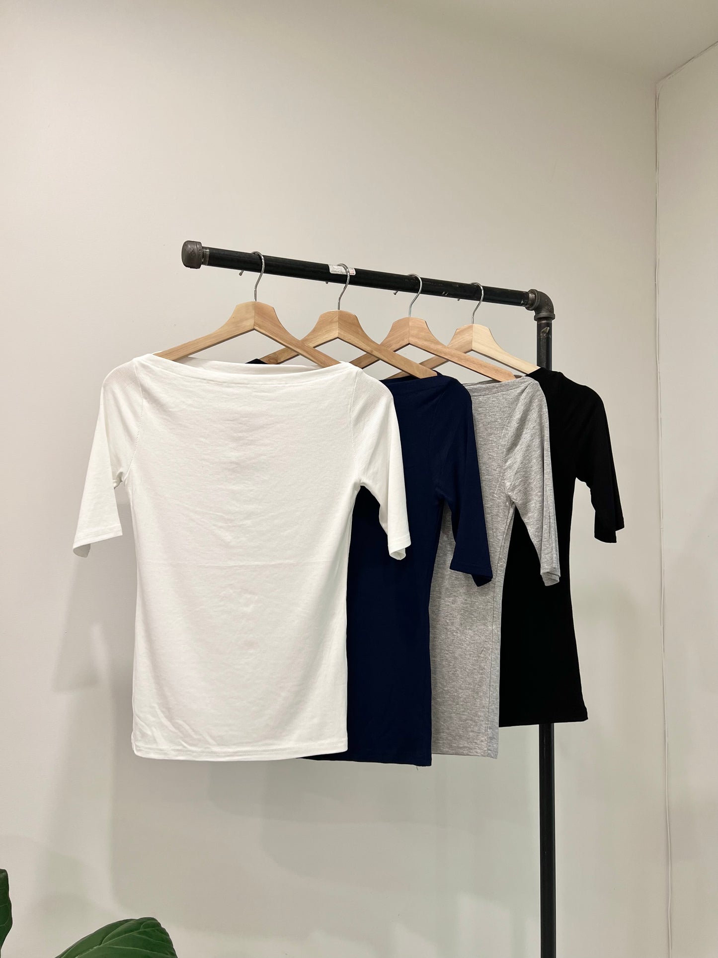 SKON Boatneck half sleeve top