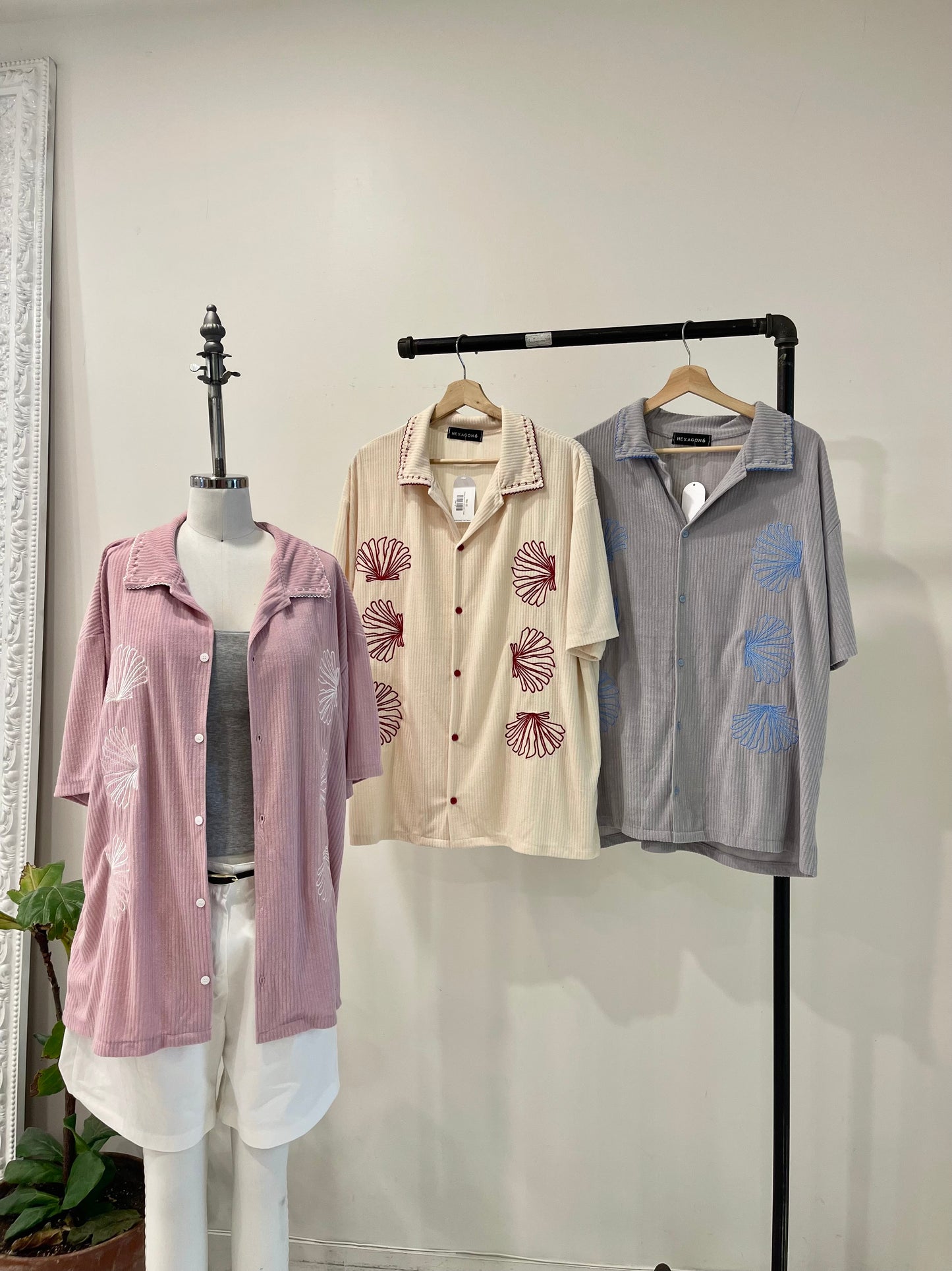ROWAN Shell terry camp shirt