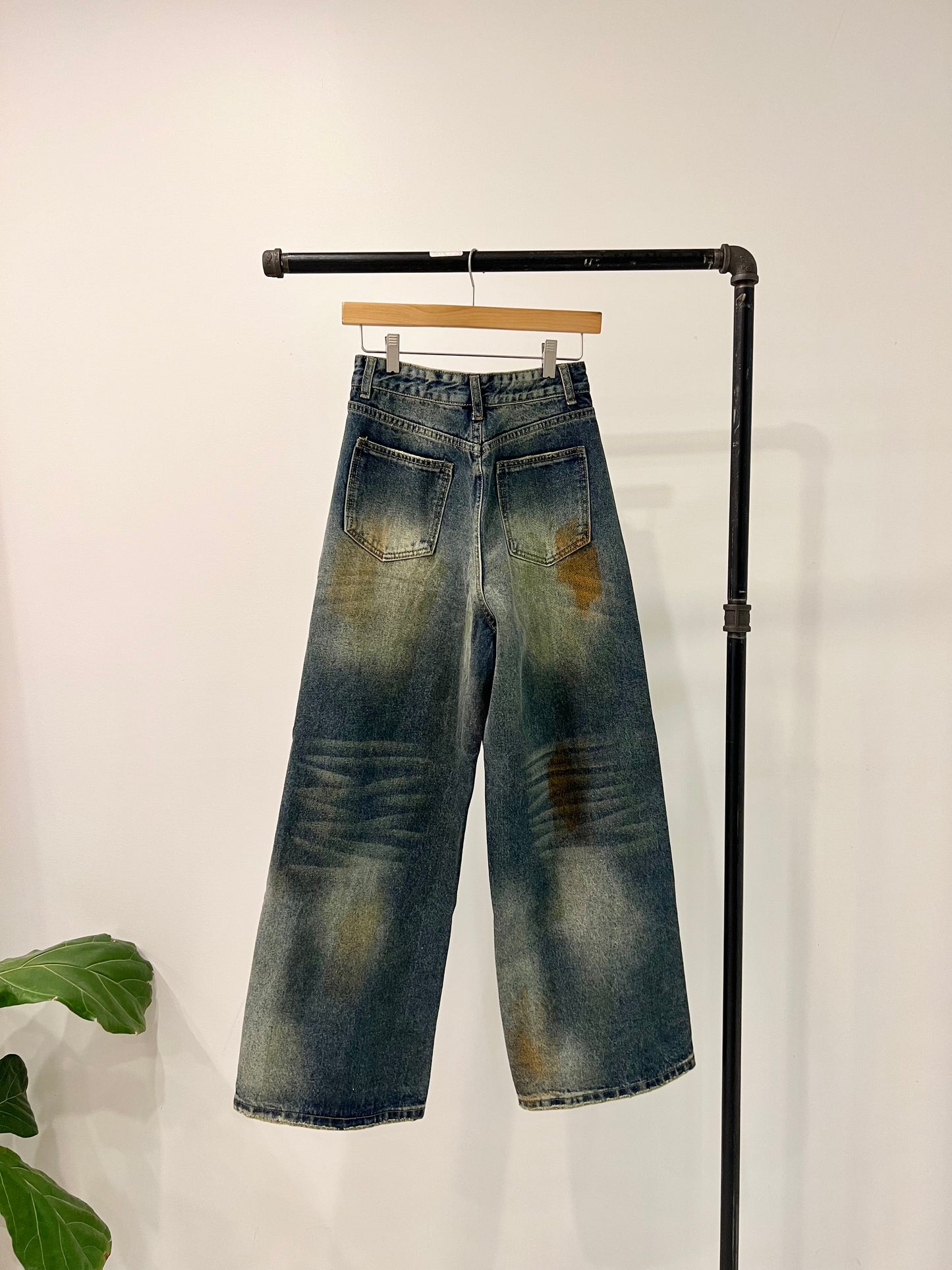 HARLEY Terracotta Acid Washed Jeans