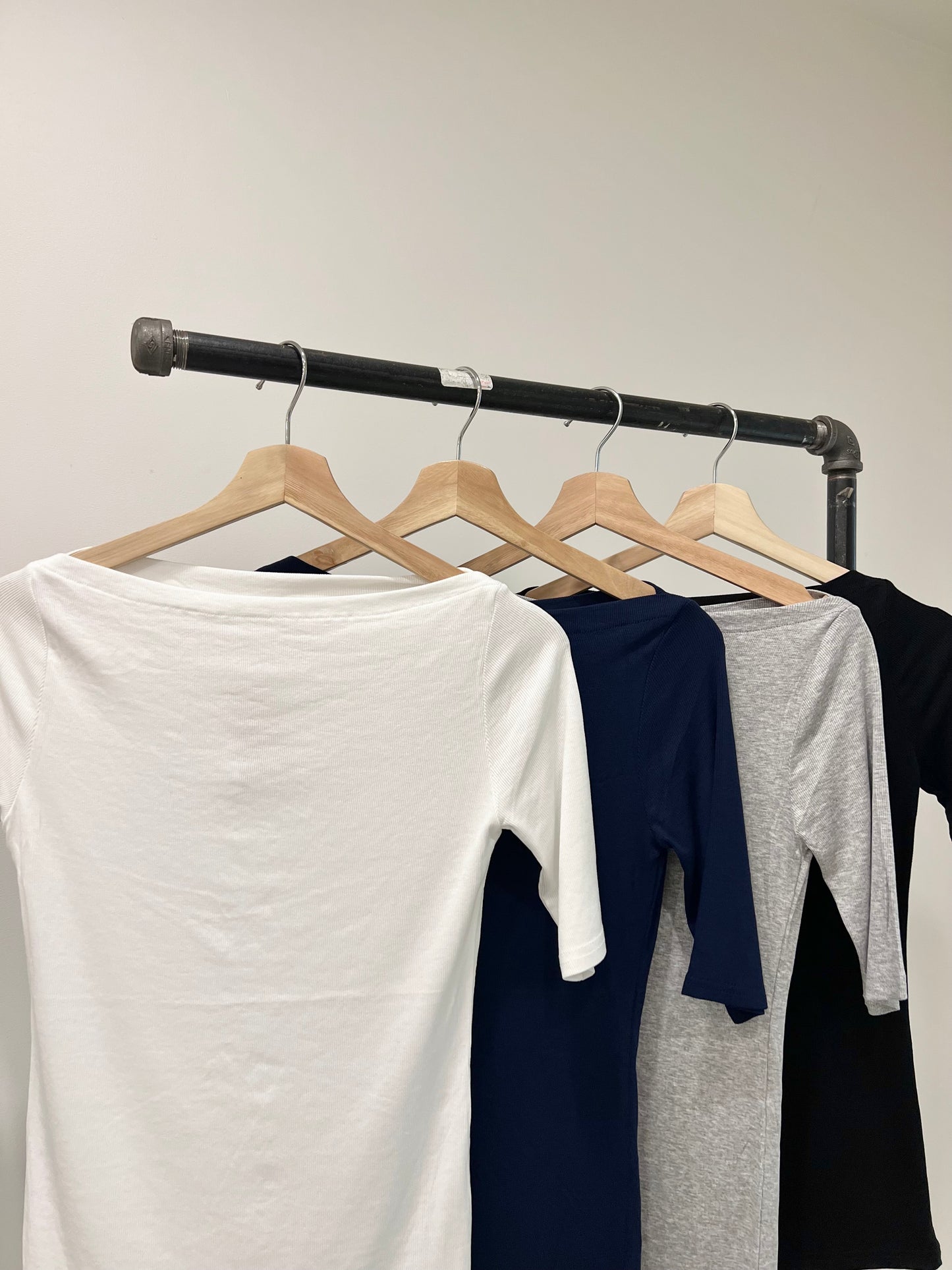 SKON Boatneck half sleeve top
