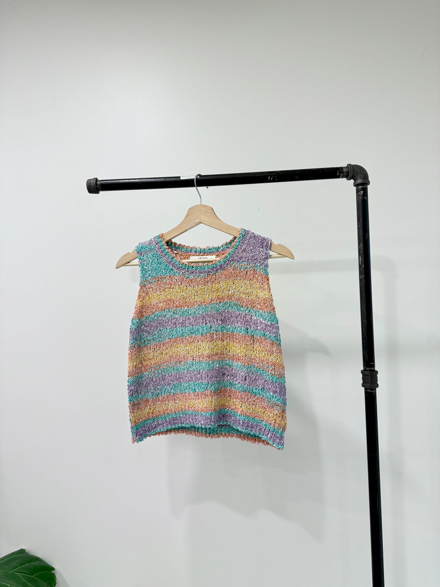 HOLSTER Rainbow knit top