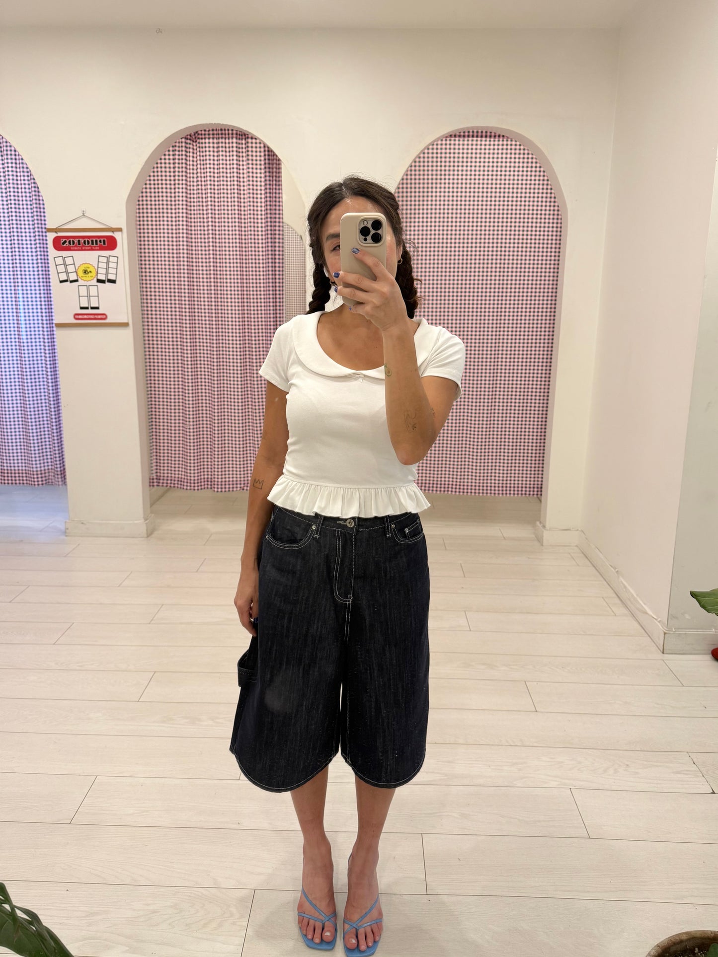 BODA Peterpan collar top