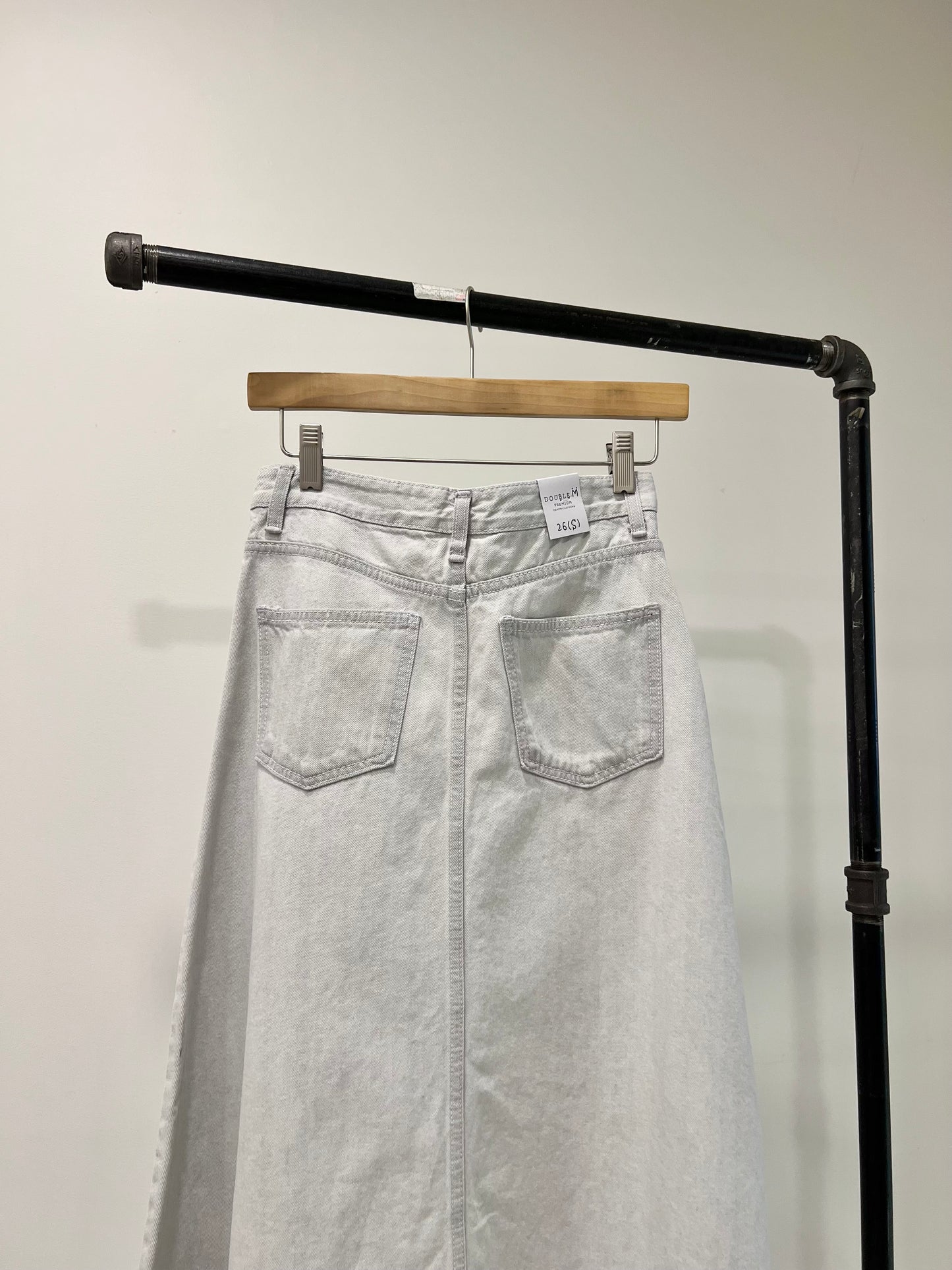 NAIM Faded jean skirt