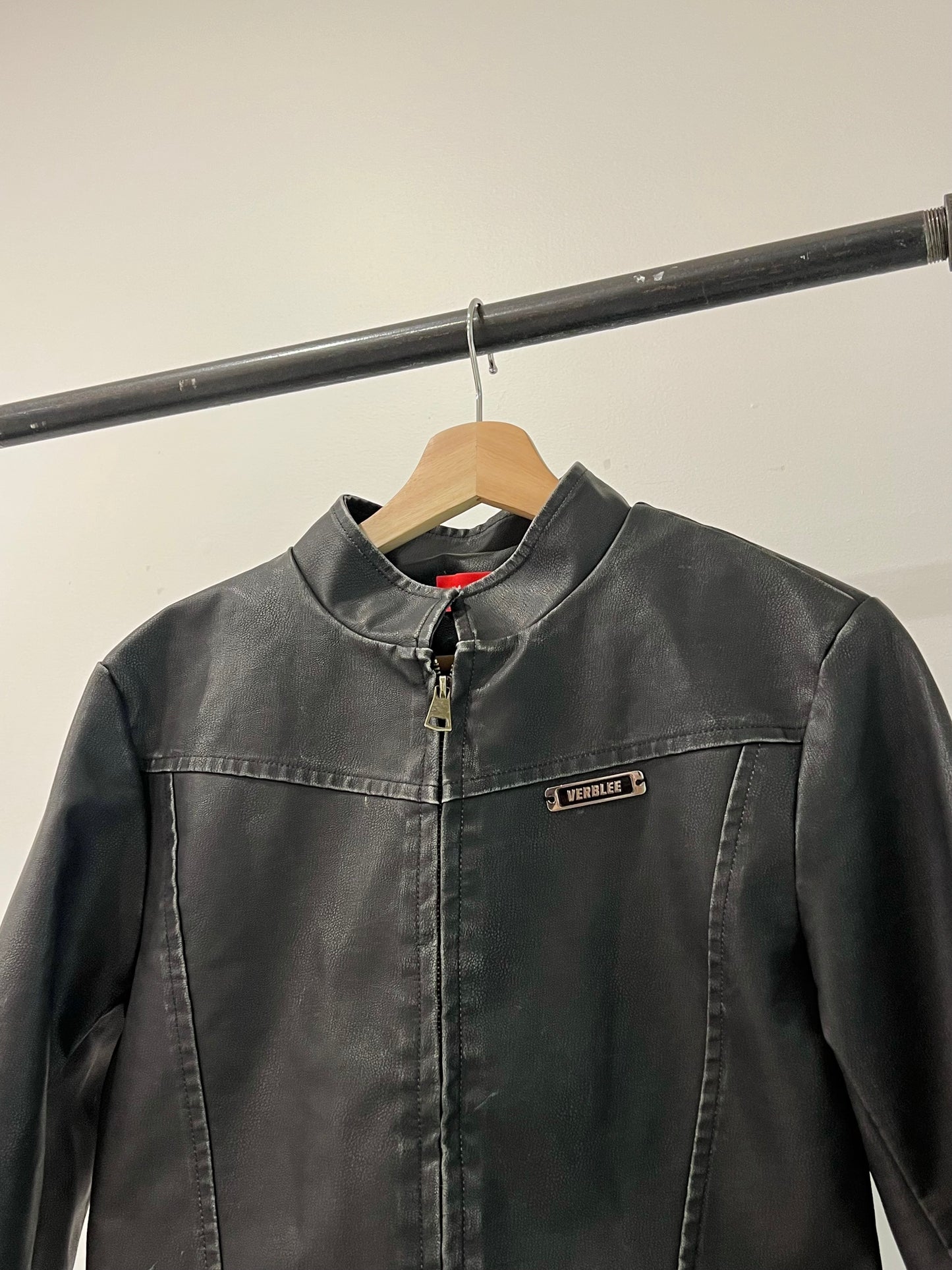 MEDIC Faux leather biker jacket