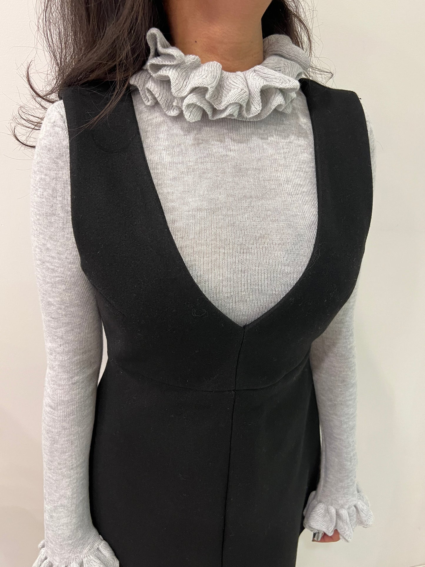 AURORA Wool mini dress