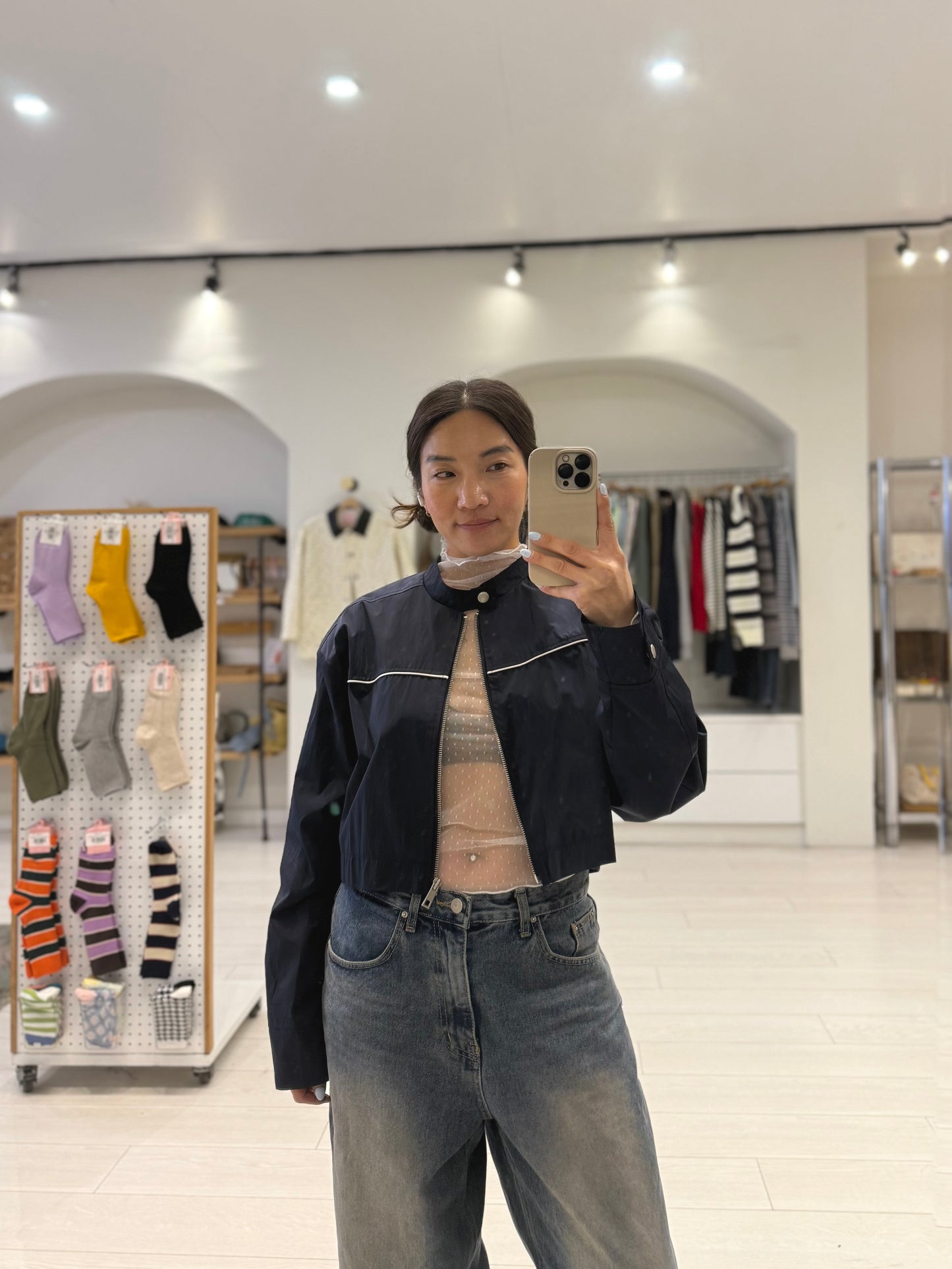 FEDER Cropped windbreaker