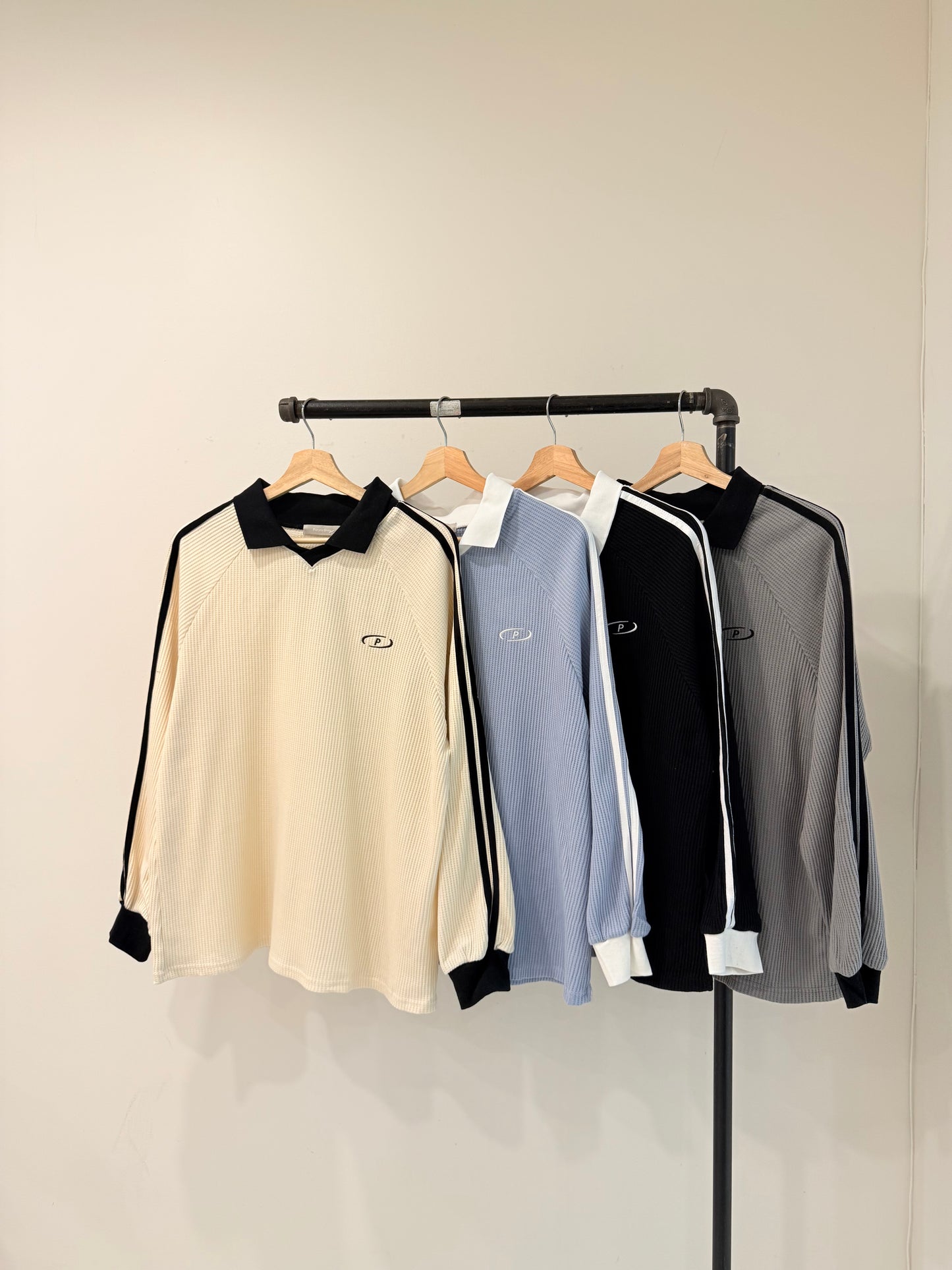 ROVE Oversized waffle sporty top