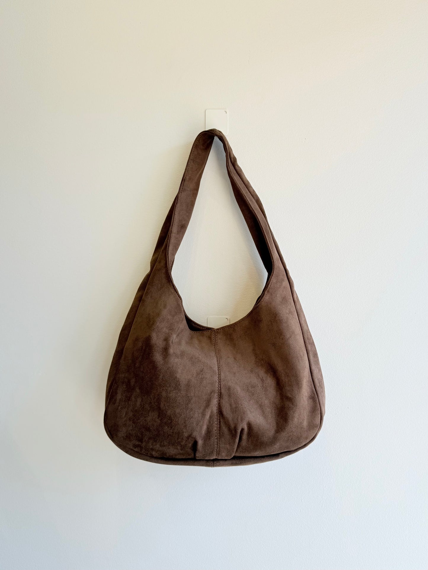 LUMA Suede shoulder bag