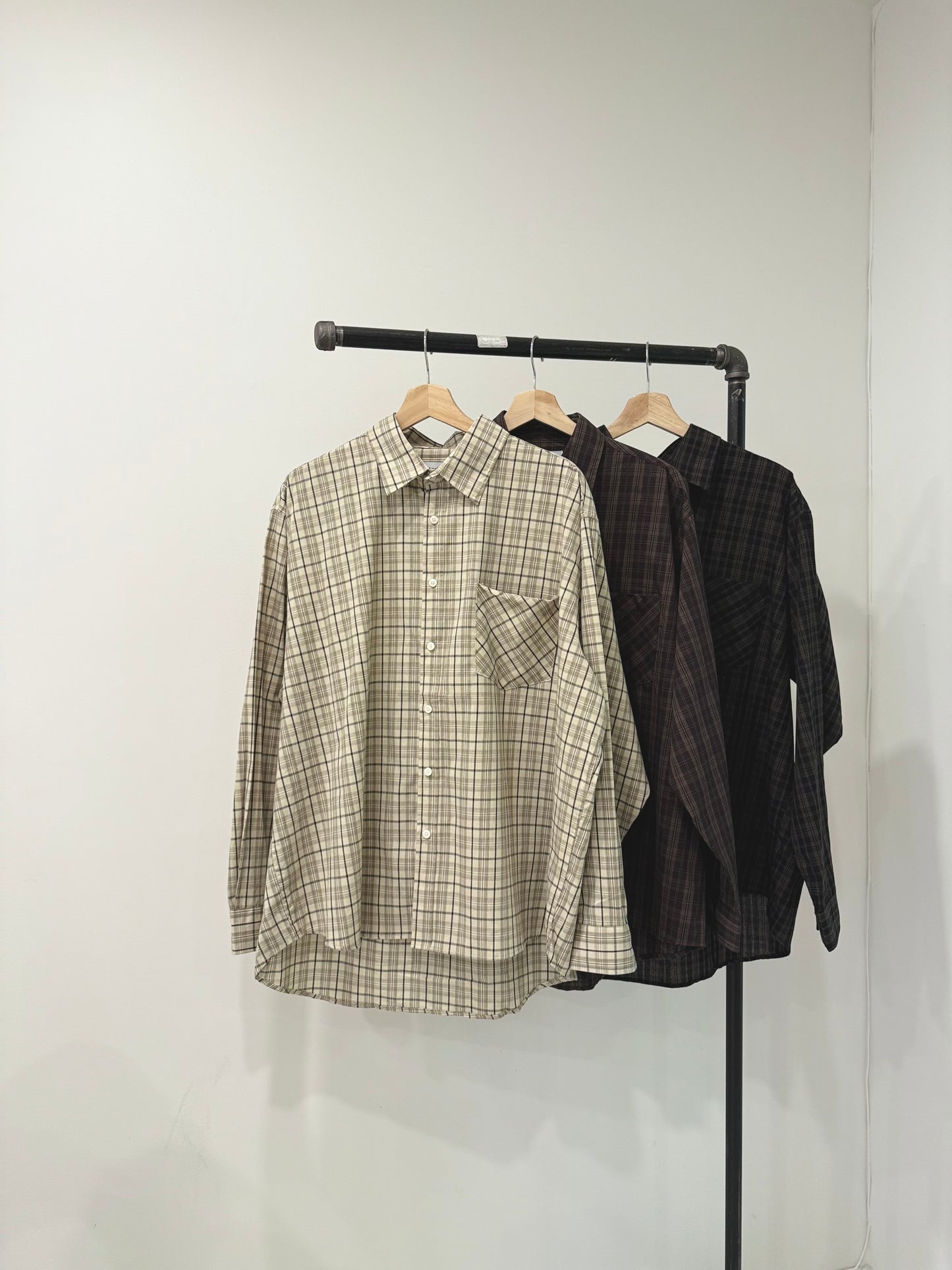 LAO Plaid oversized shirt
