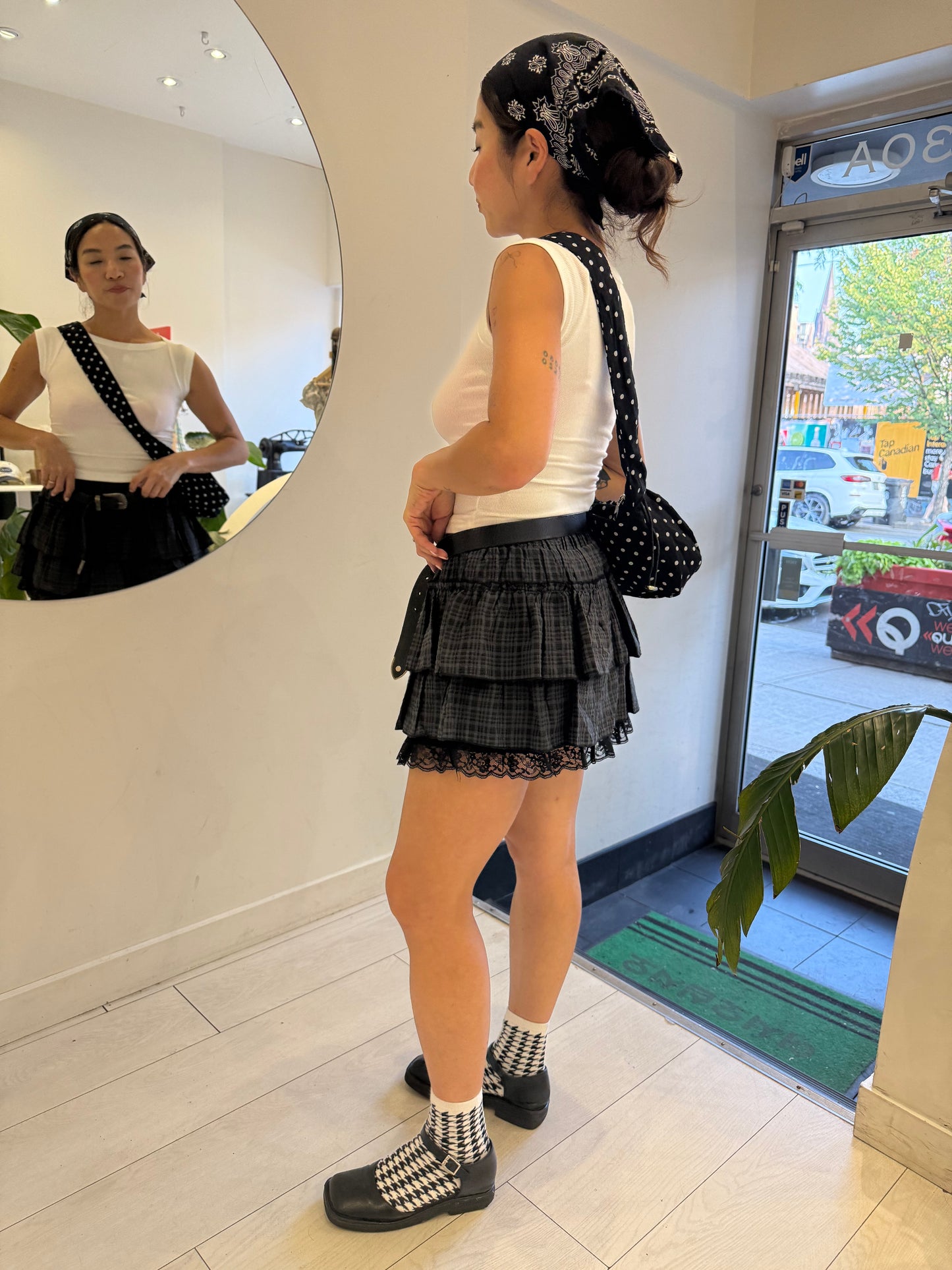 YANNY Mini tiered skirt