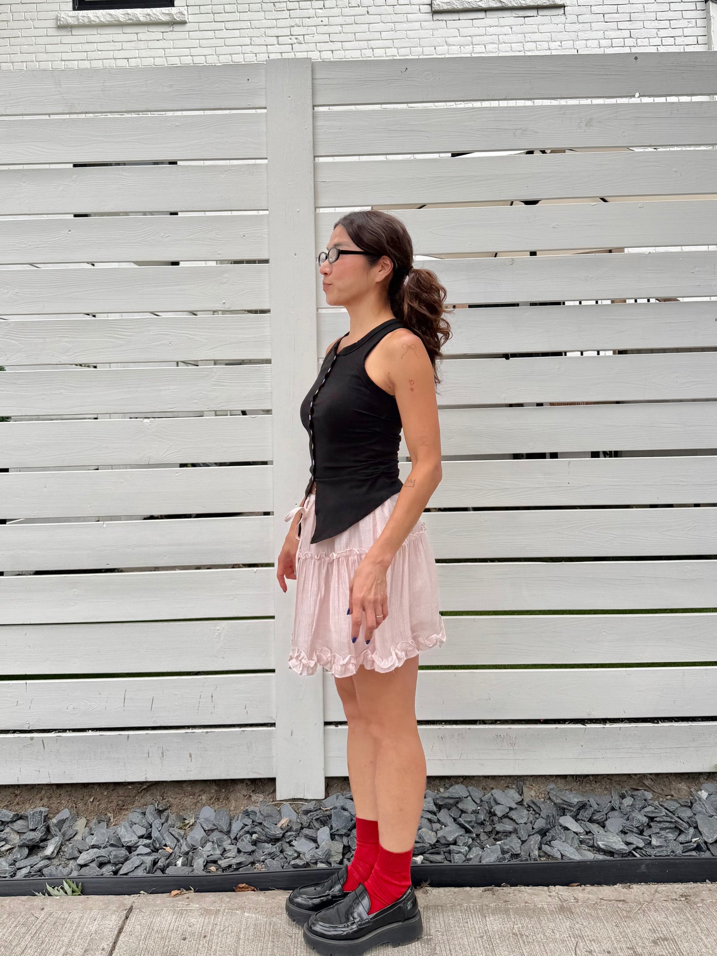 RENDY Button-up tanktop