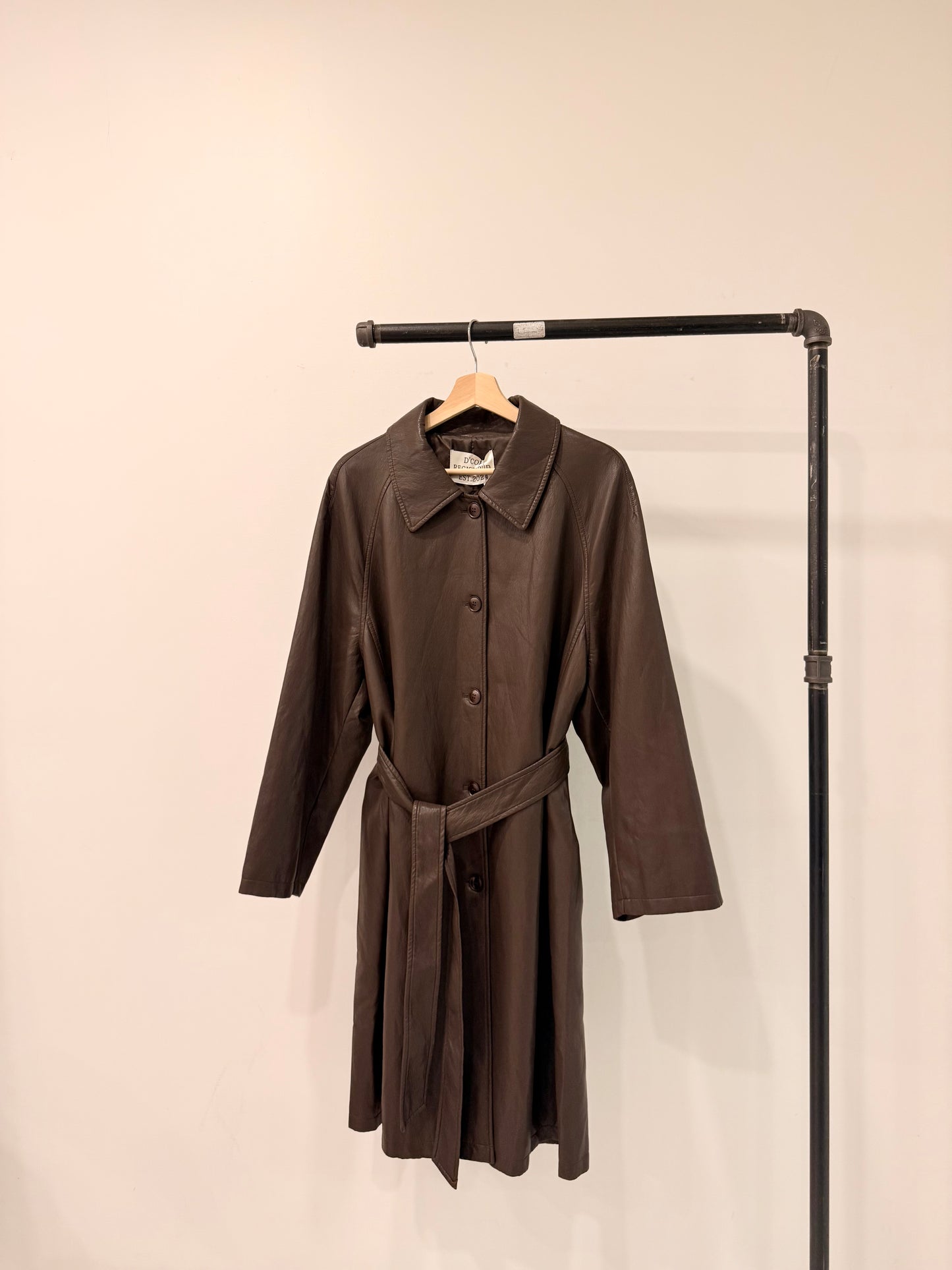 MAYBE Vegan leather coat