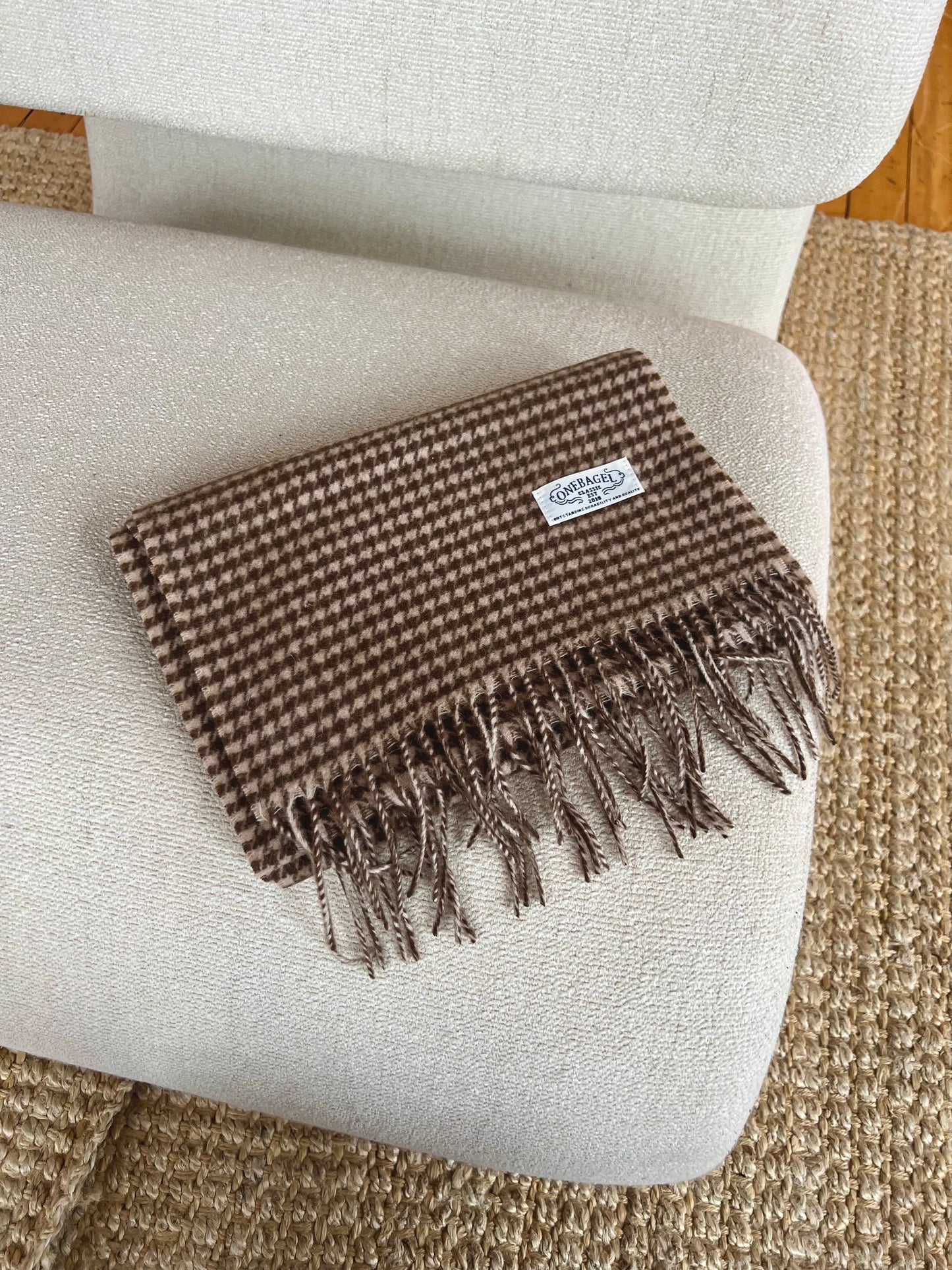 TOSS Glen plaid wool scarf