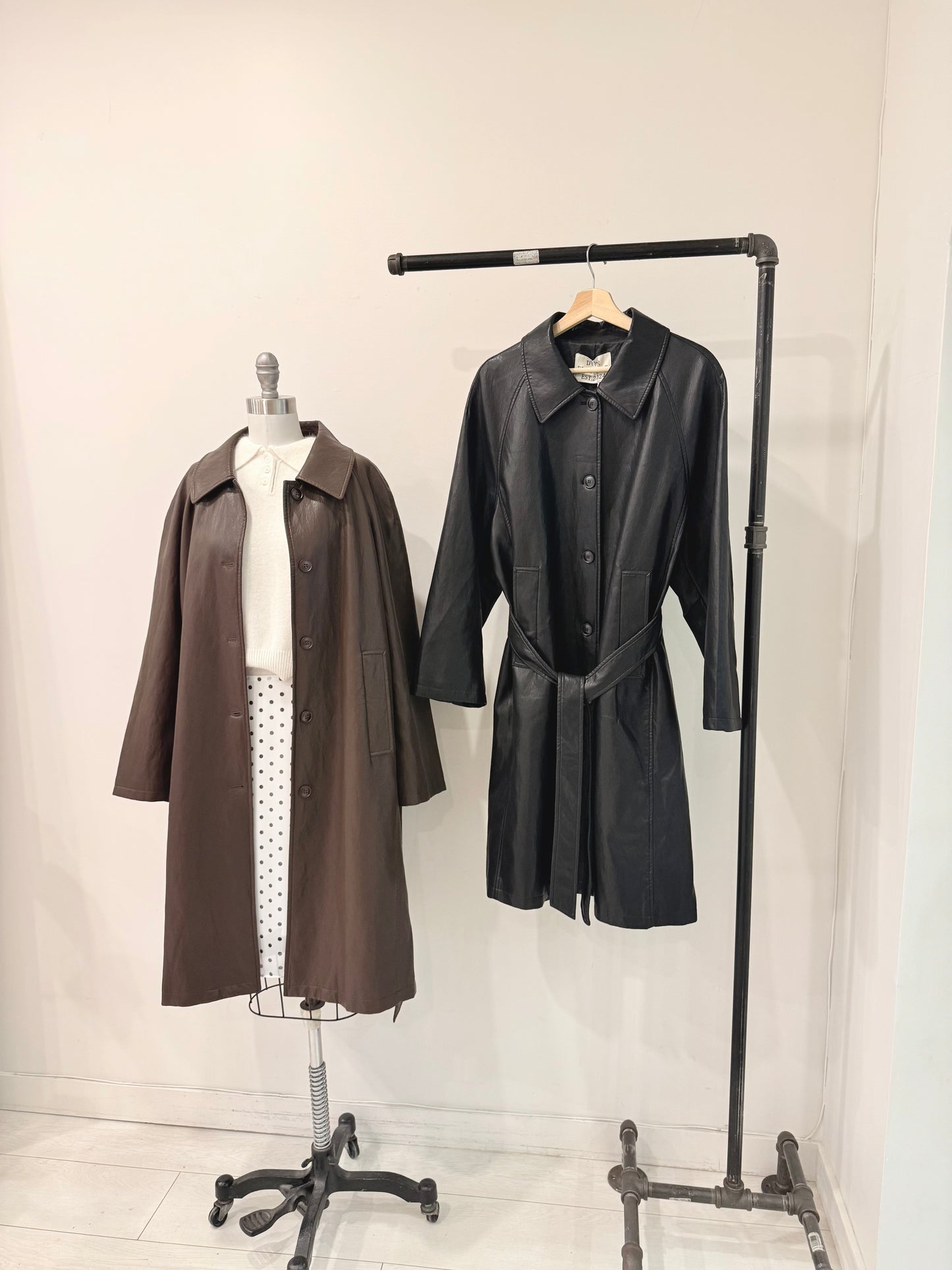 MAYBE Vegan leather coat