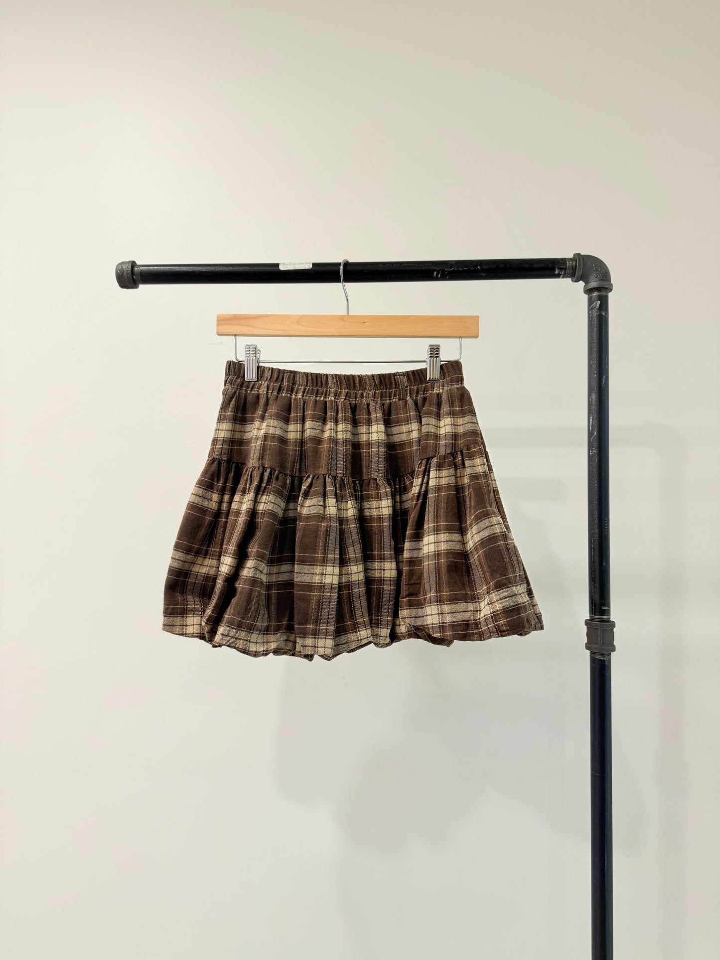 EASY Plaid mini skirt