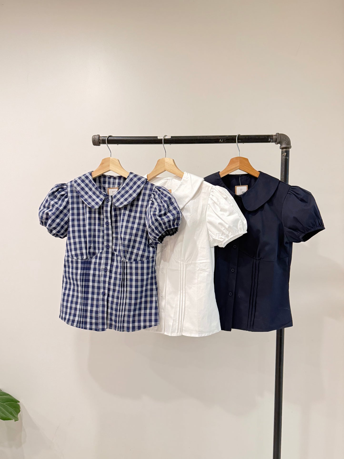 CALLIE Pintuck shirt