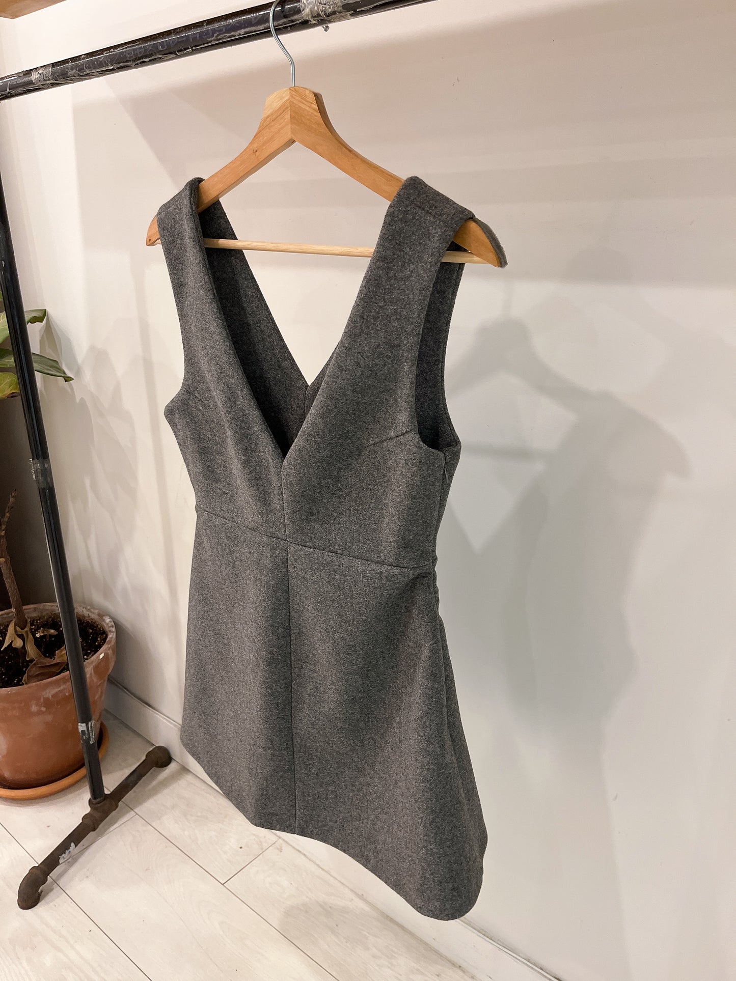 AURORA Wool mini dress