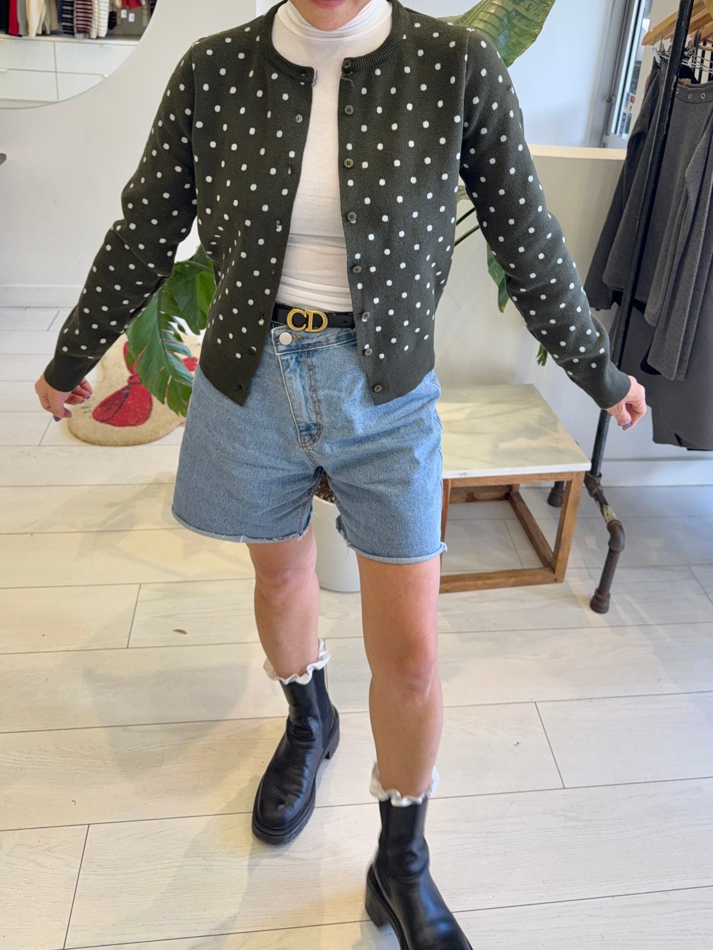 CRASH Polkadot cardigan