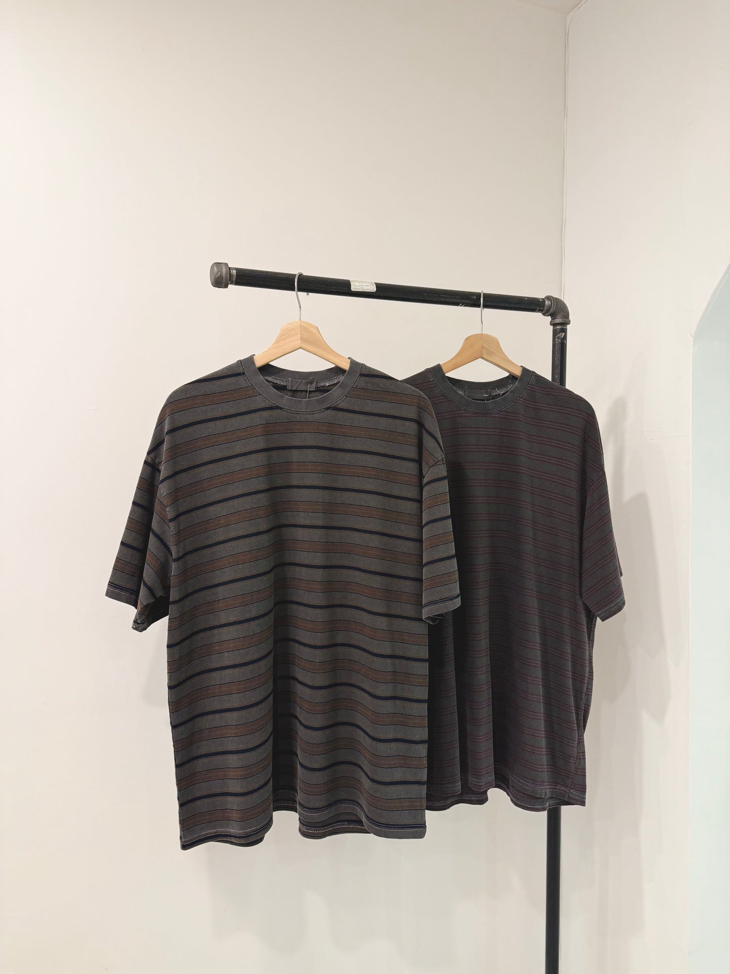 CRAY Striped boxy tee