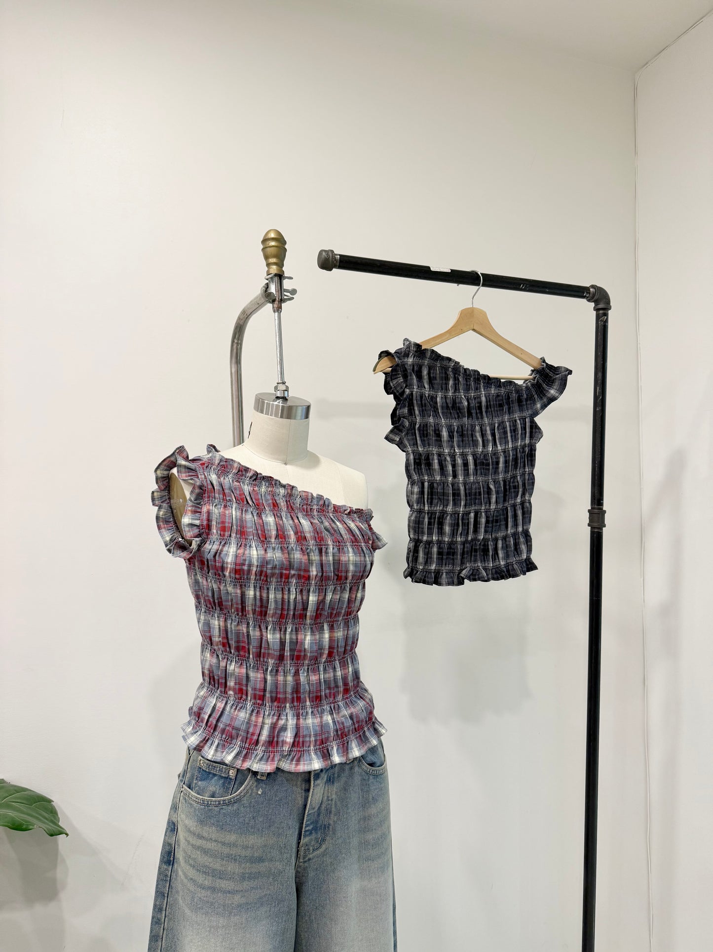 HAVEN Smocked top