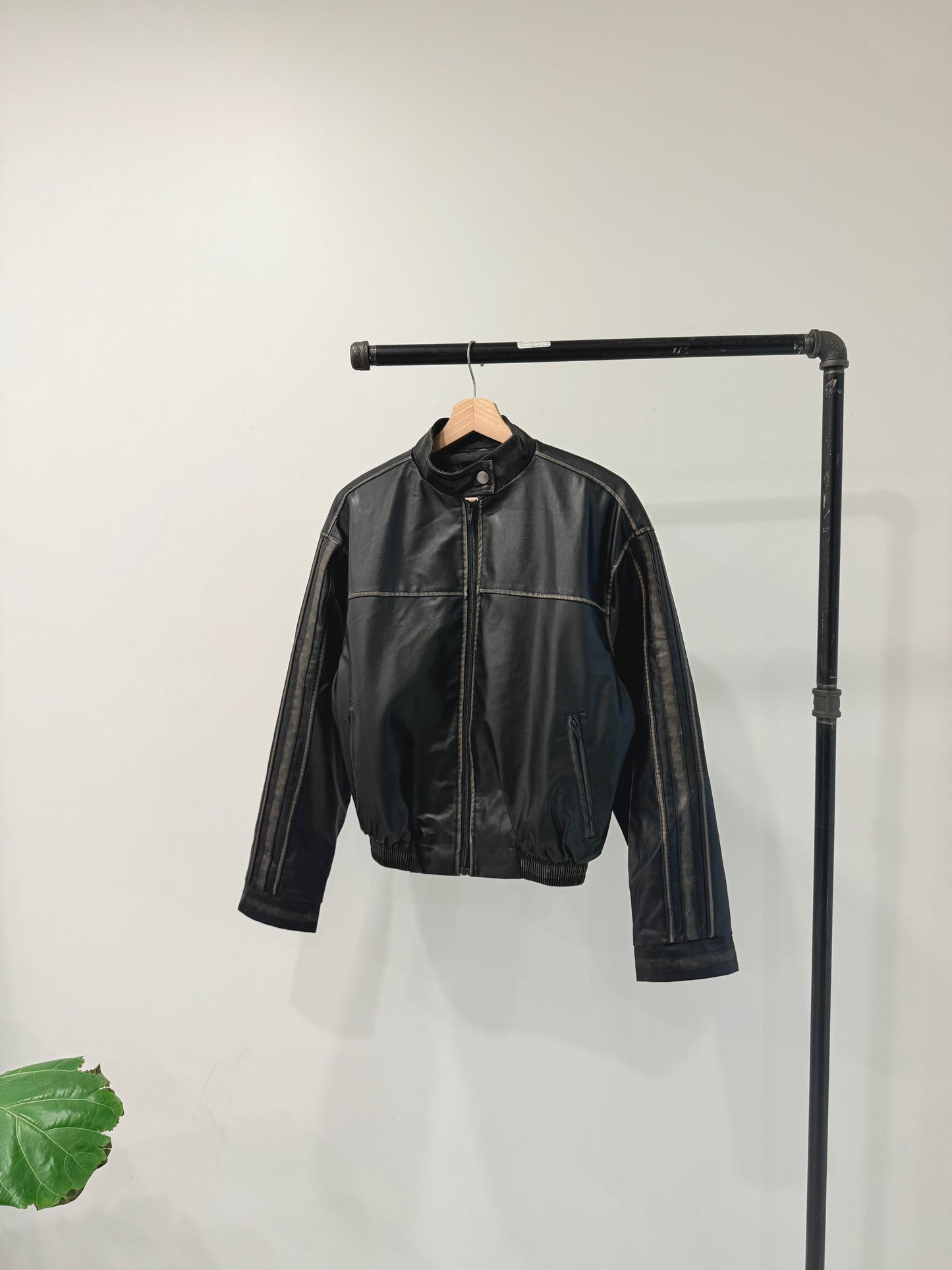 DAM Leather bomber jacket
