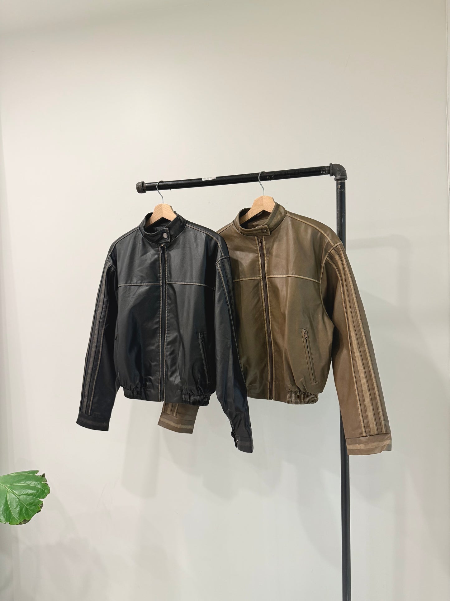 DAM Leather bomber jacket