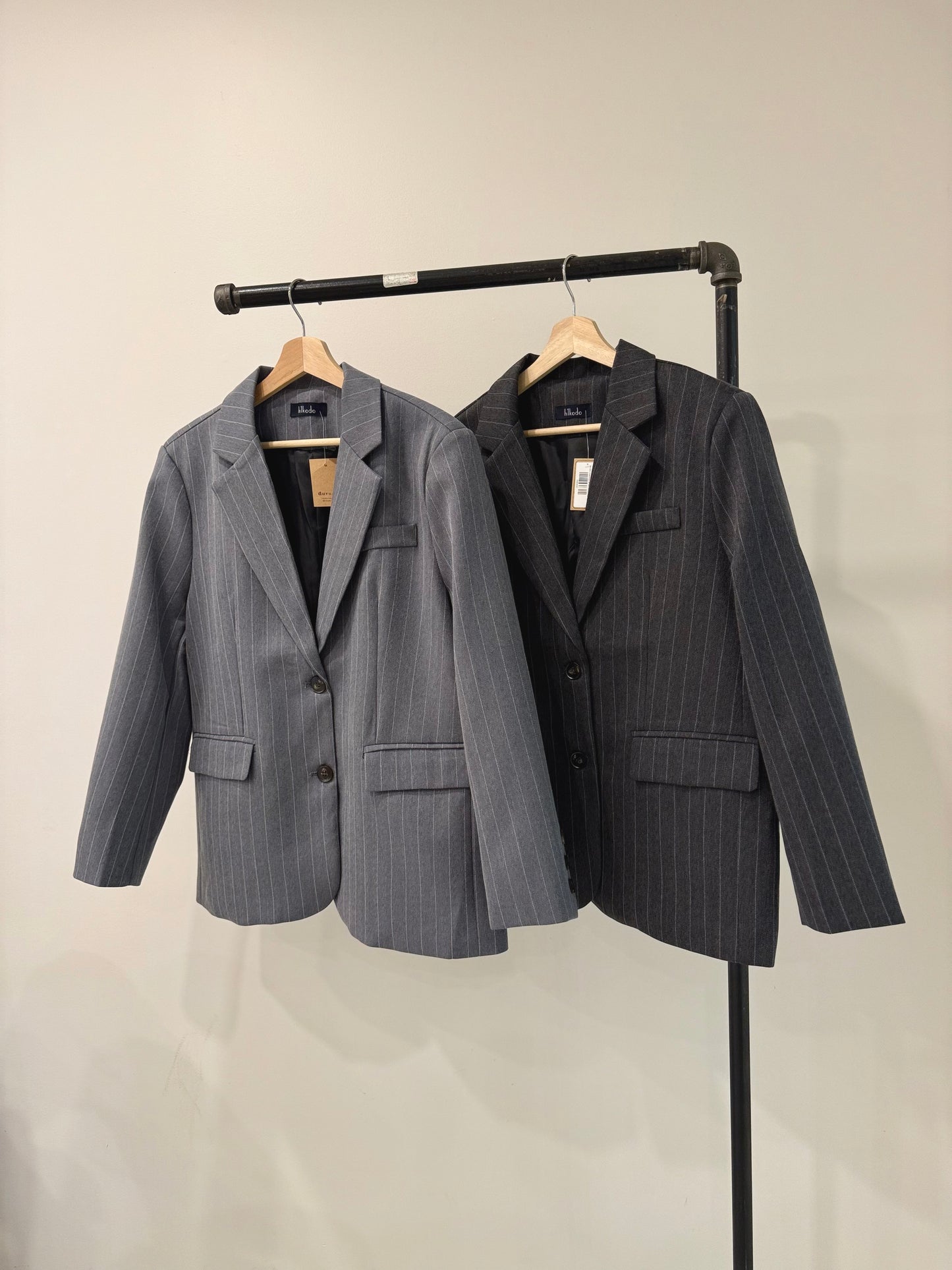 PATZO Oversized stripe blazer