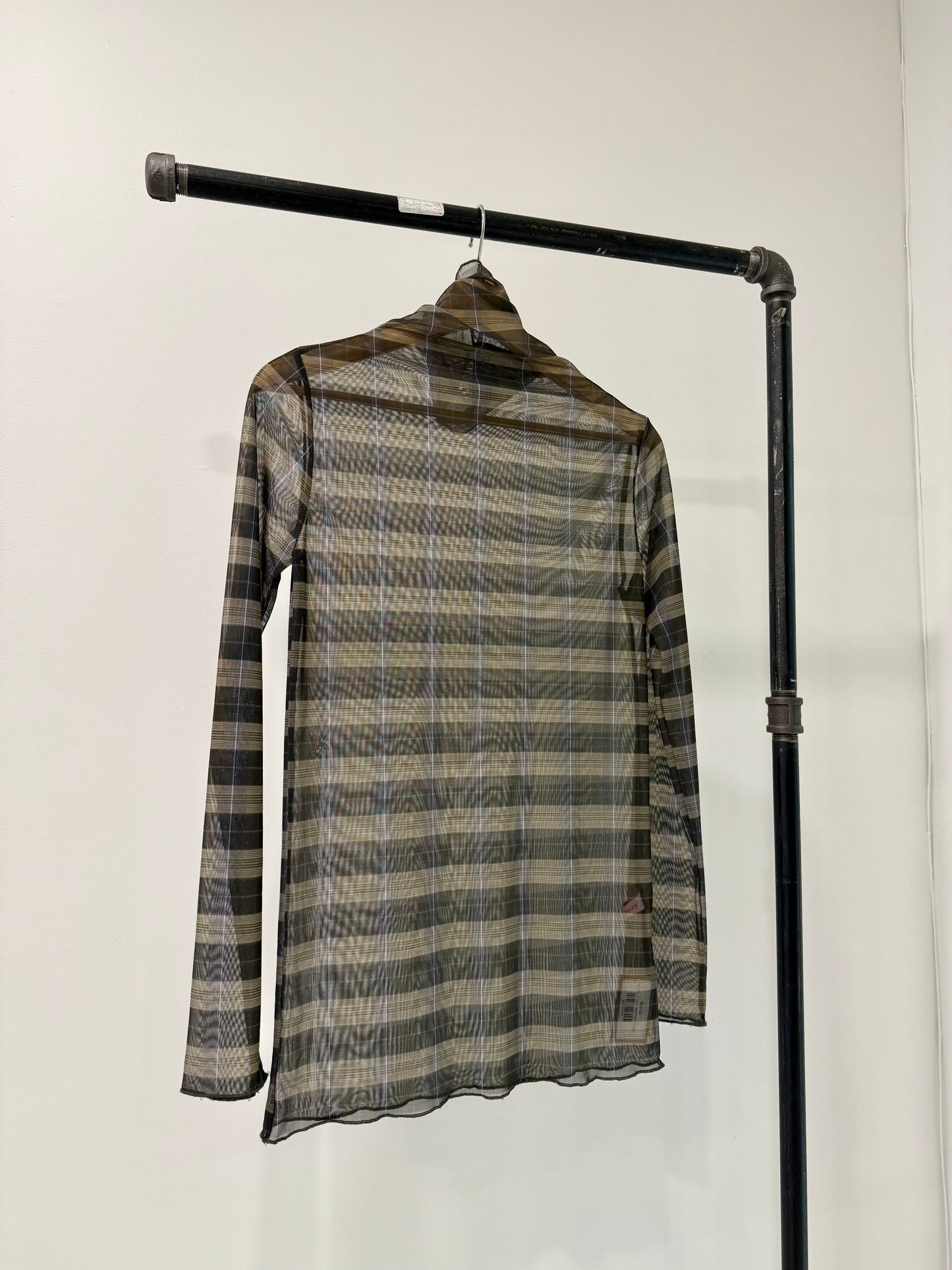 ROYAL Plaid mesh top