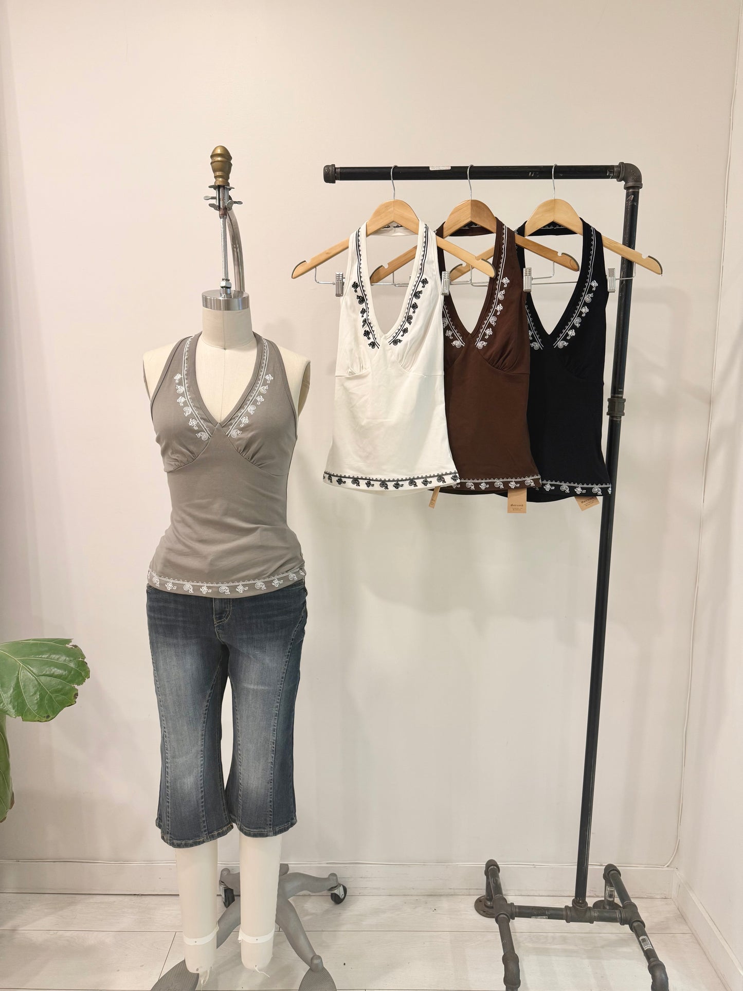 MINA Boho halter top