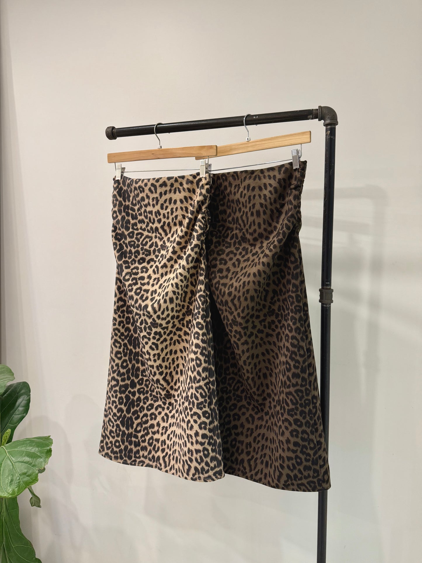 EXIT Cheetah print maxi skirt