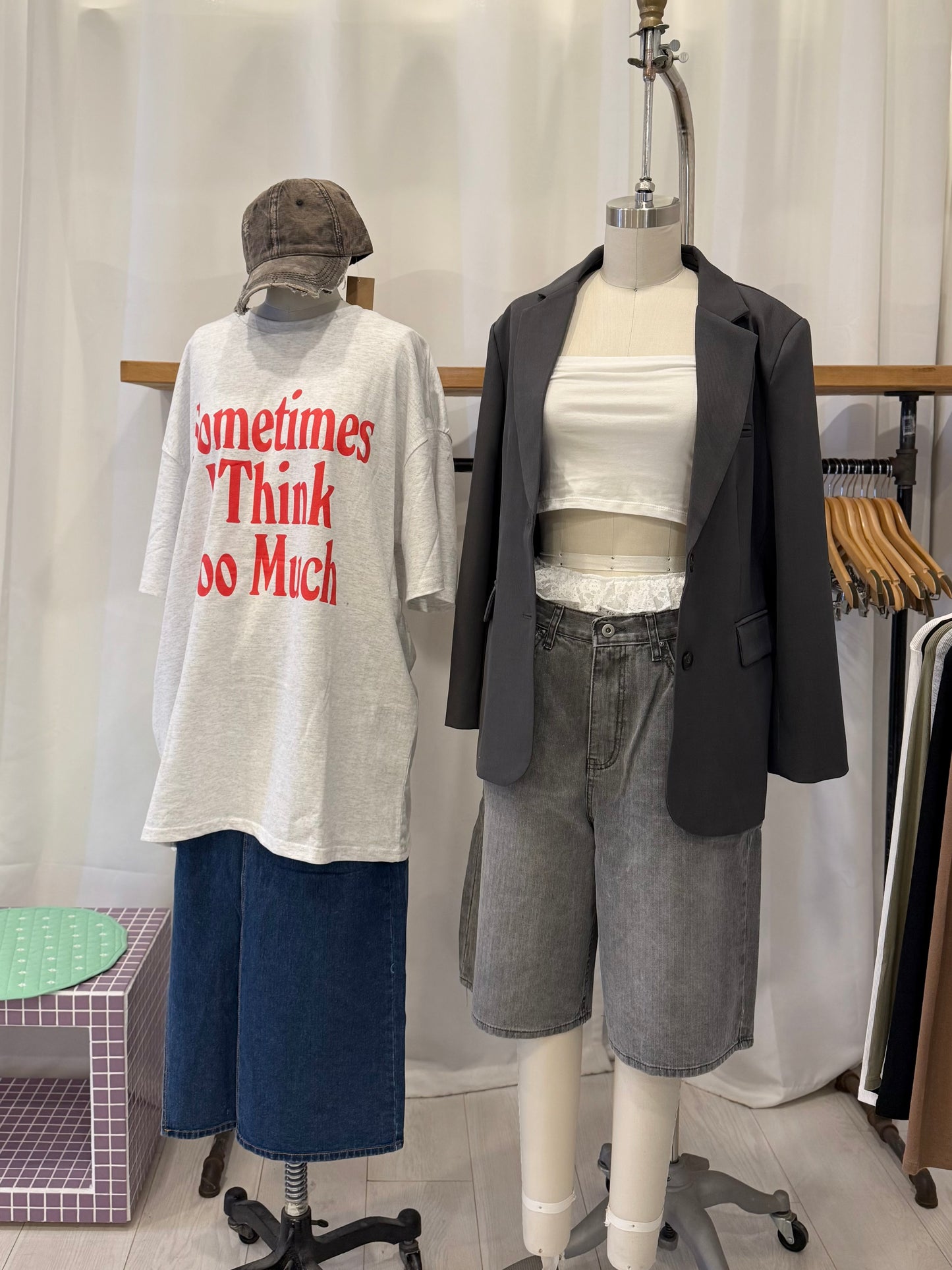 THINK Oversized tee